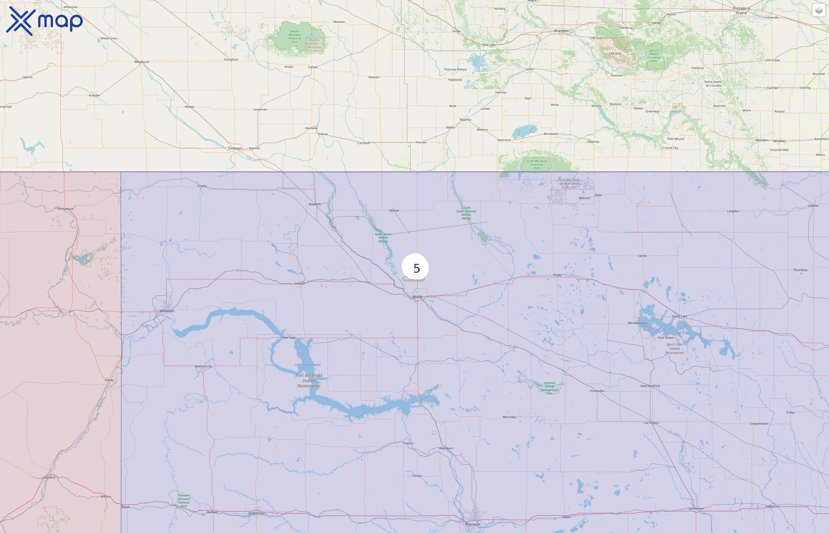 Minot Air Force Base street hotspots