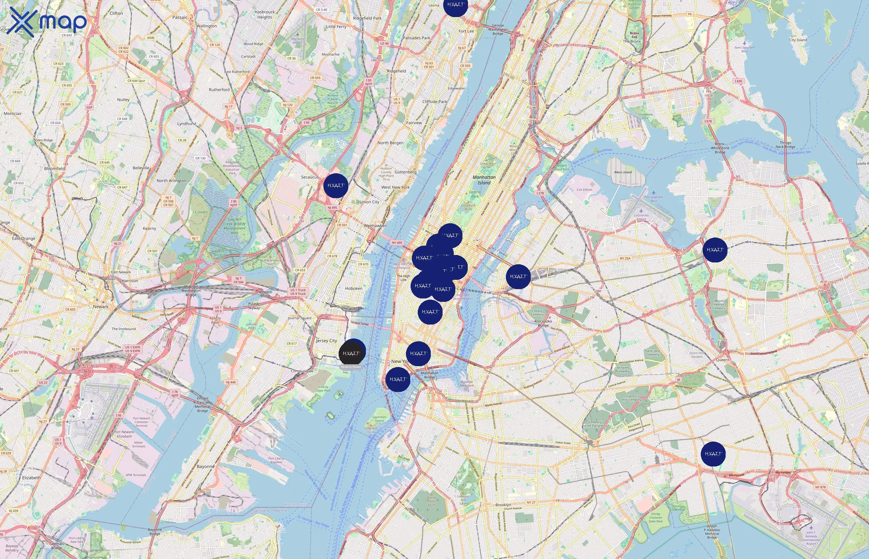Hyatt Hotels Corporation area coverage