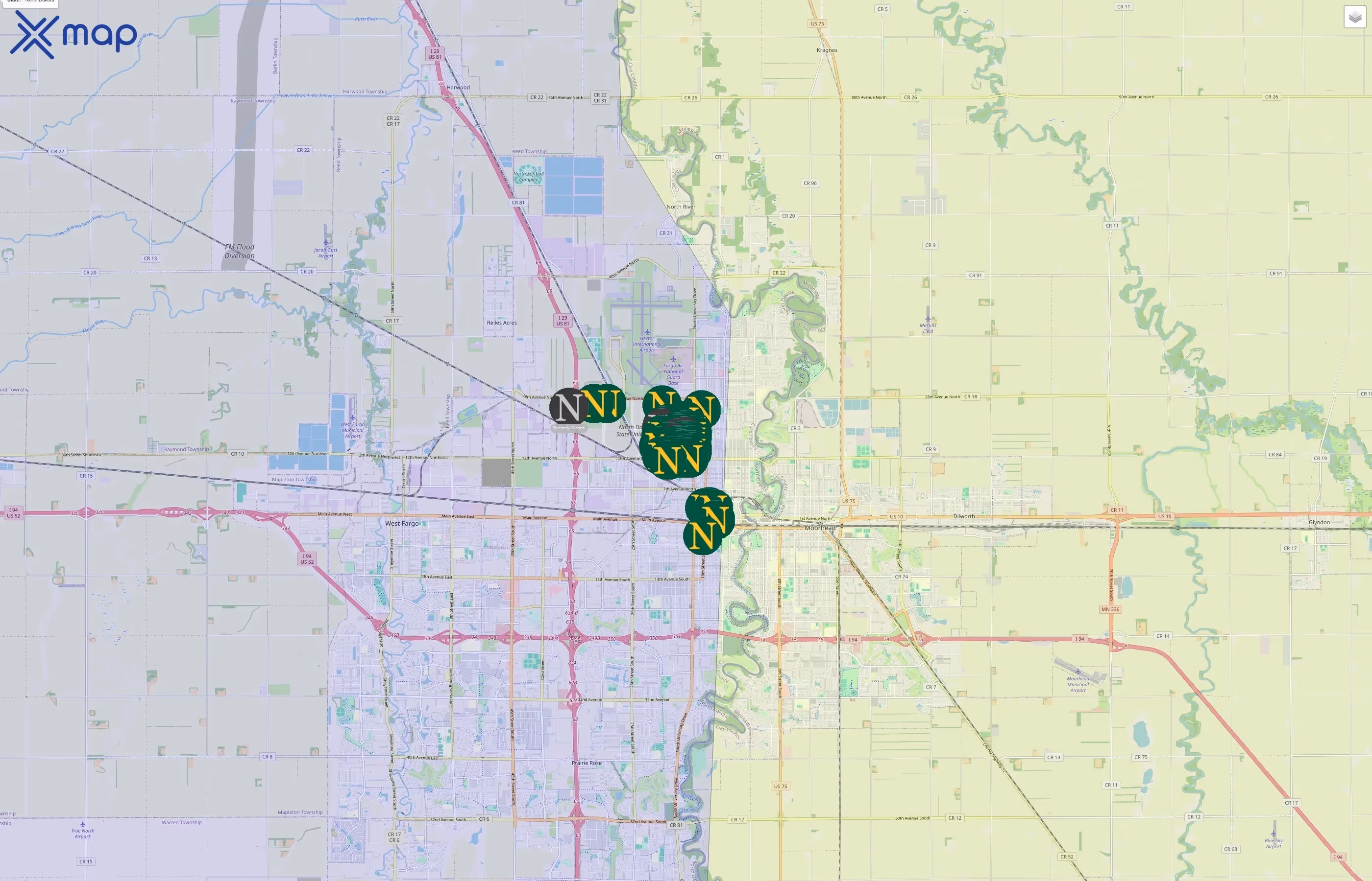 North Dakota State University traffic data