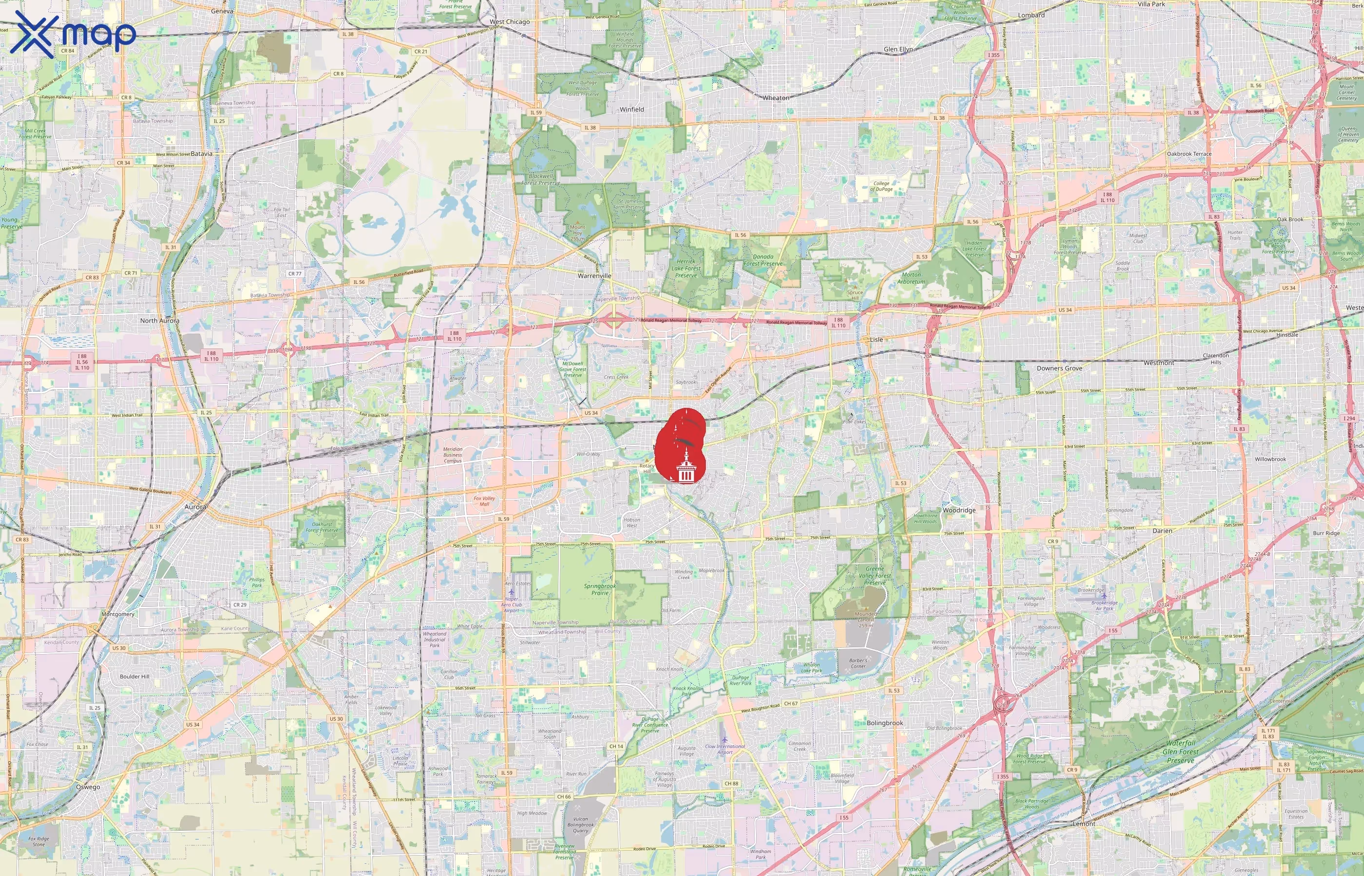 North Central College area coverage