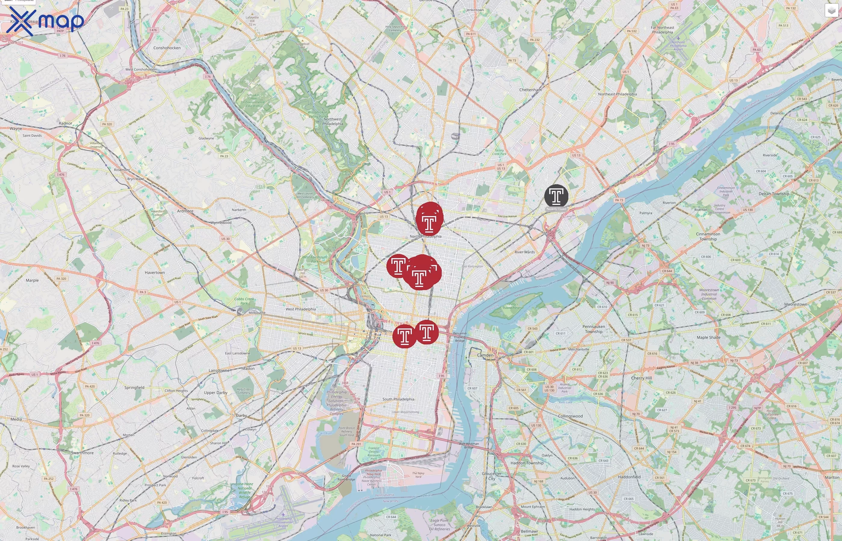 Temple University traffic data