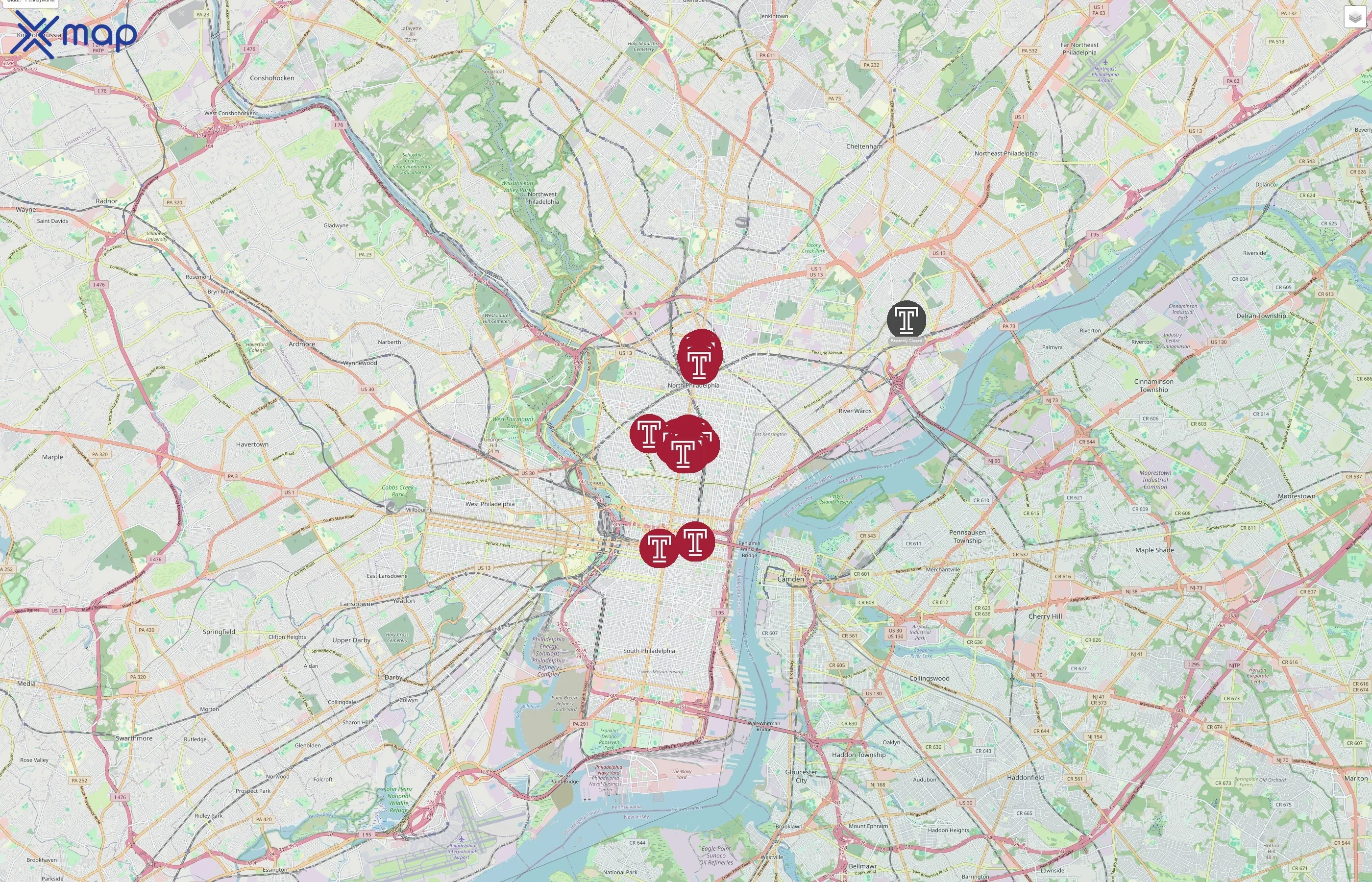 Temple University traffic data