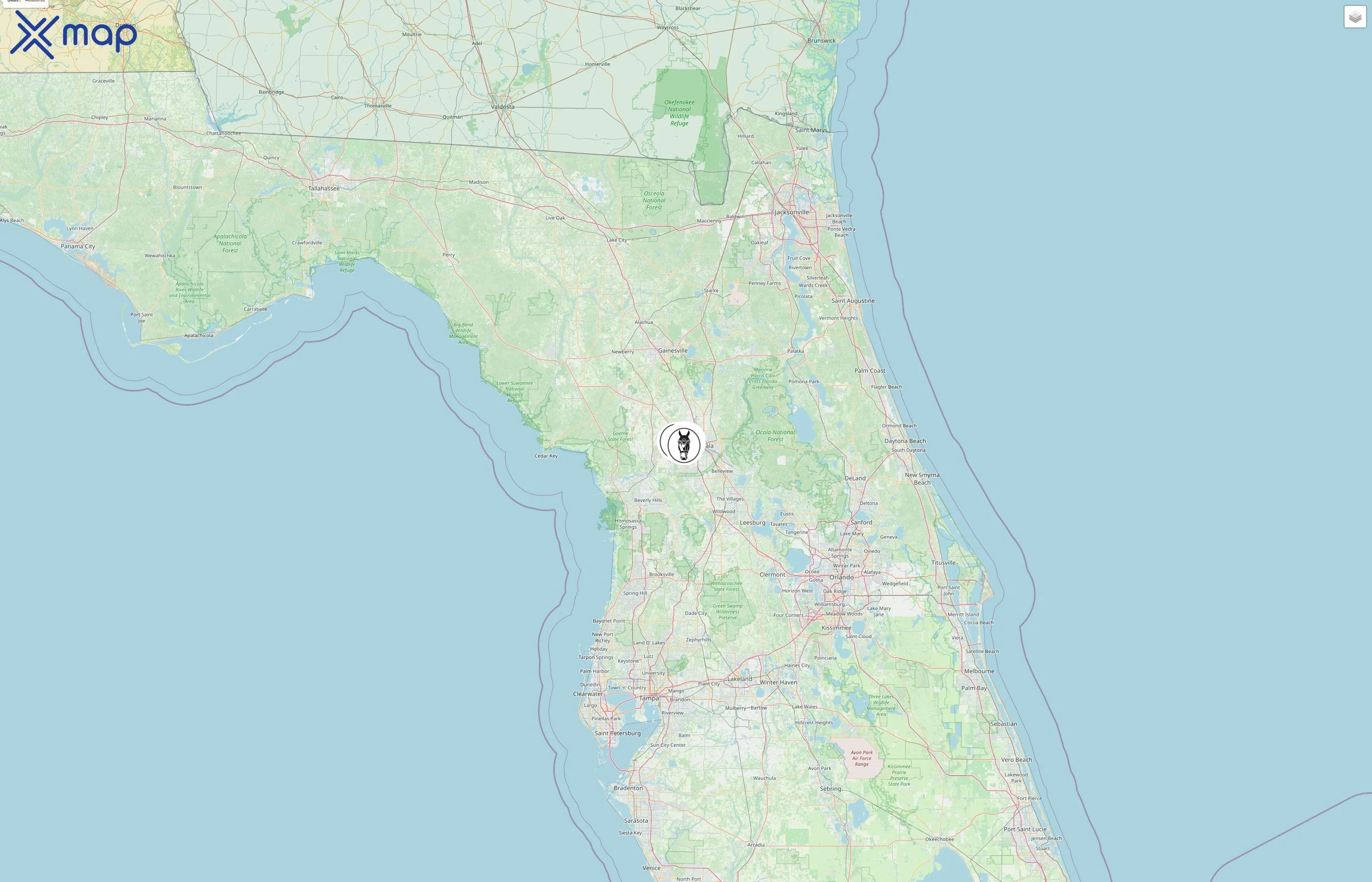 World Equestrian Center street hotspots