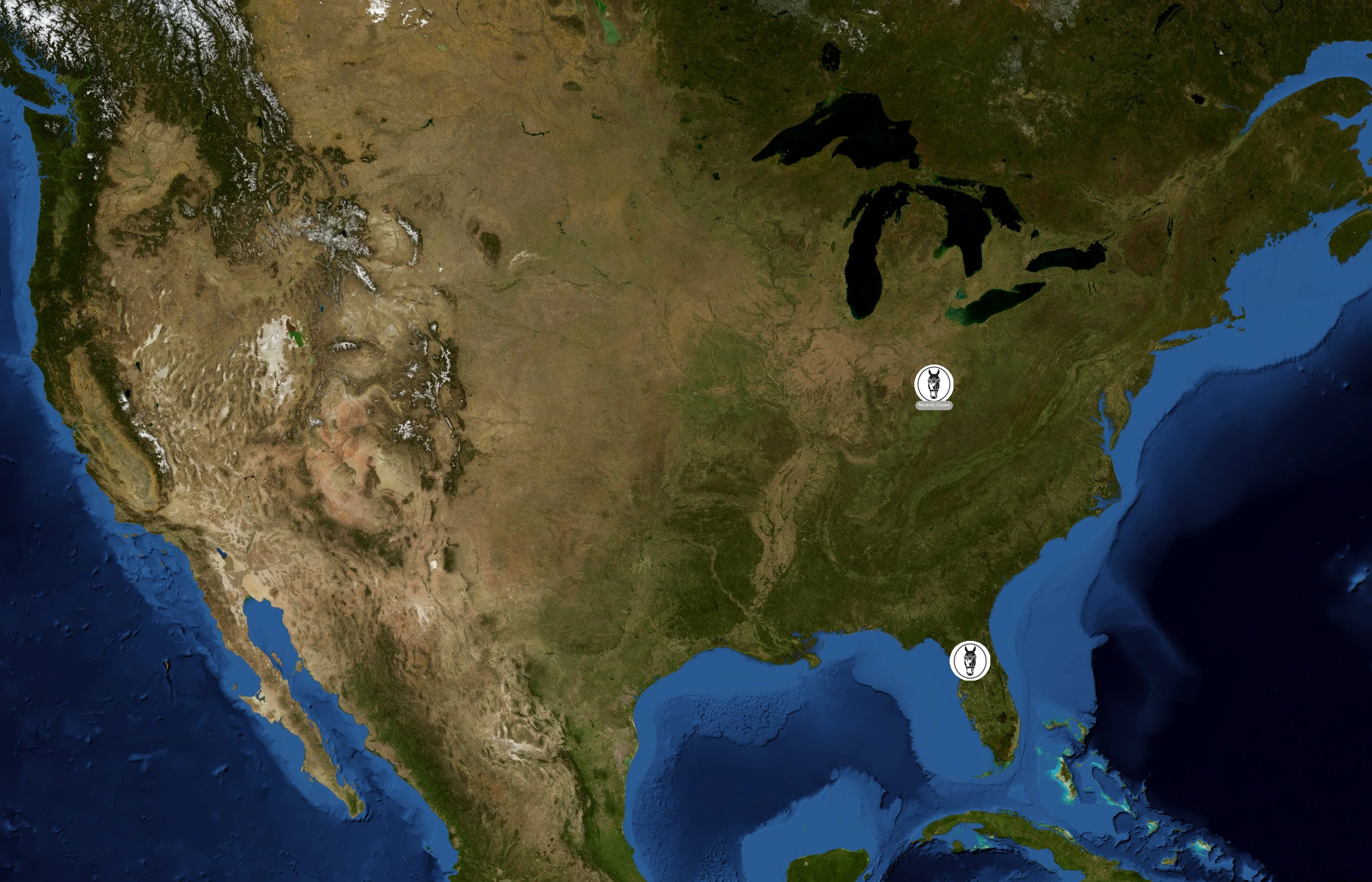 World Equestrian Center state distribution