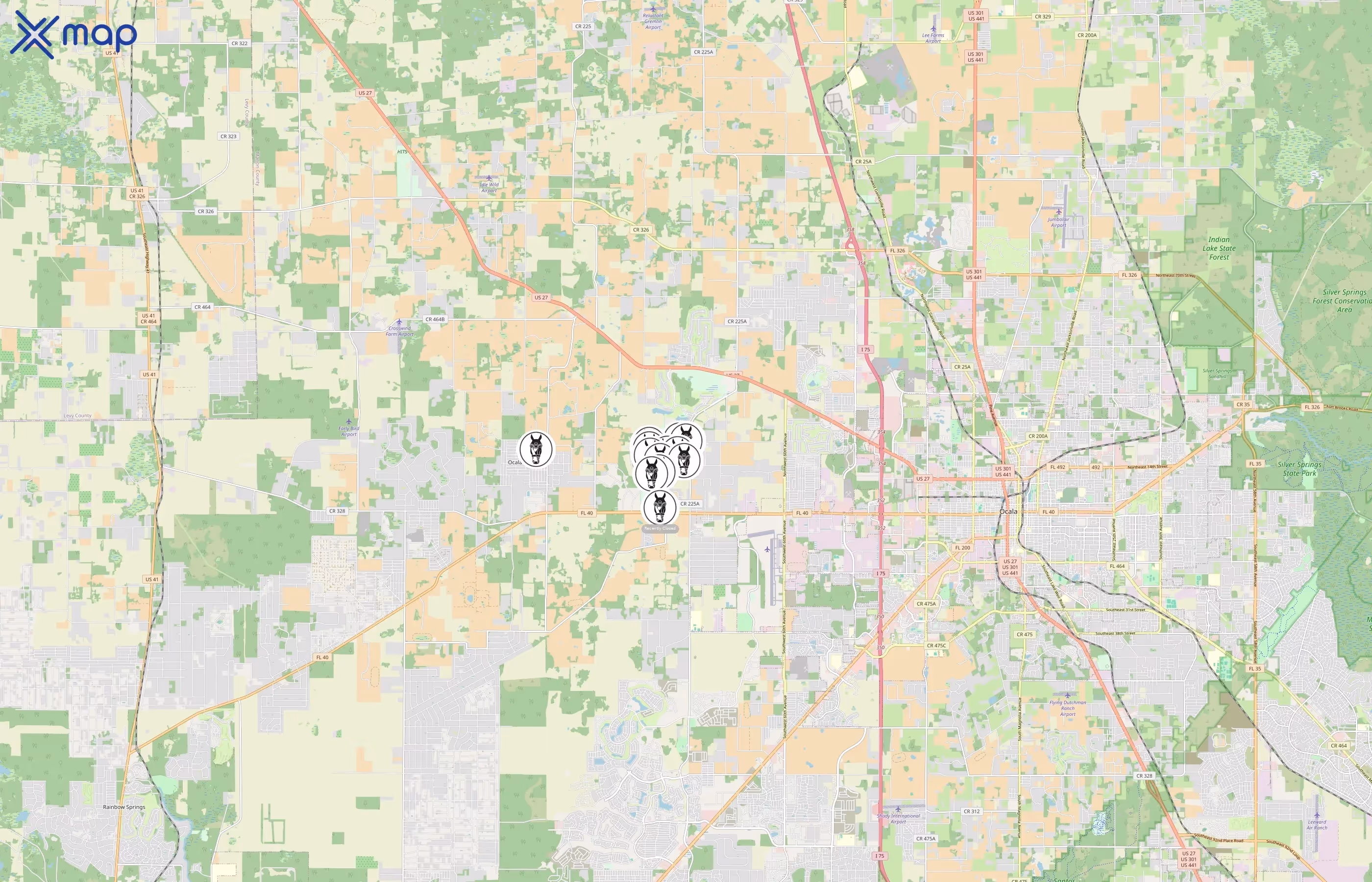 World Equestrian Center area coverage