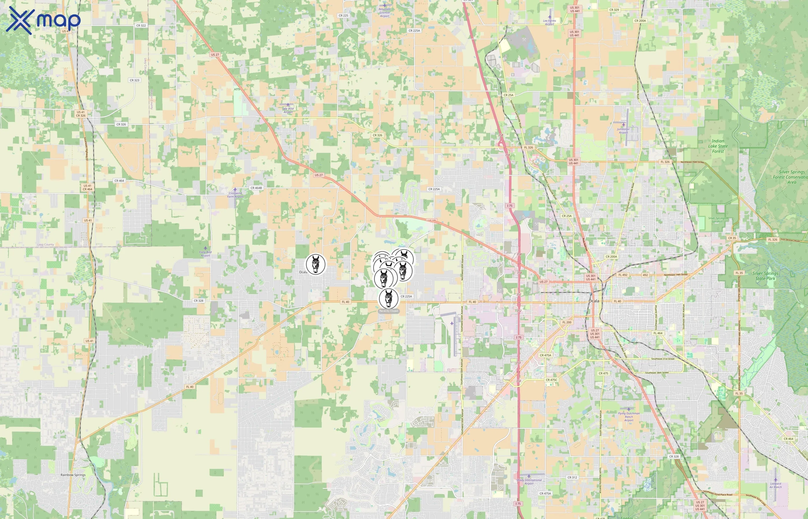 World Equestrian Center area coverage