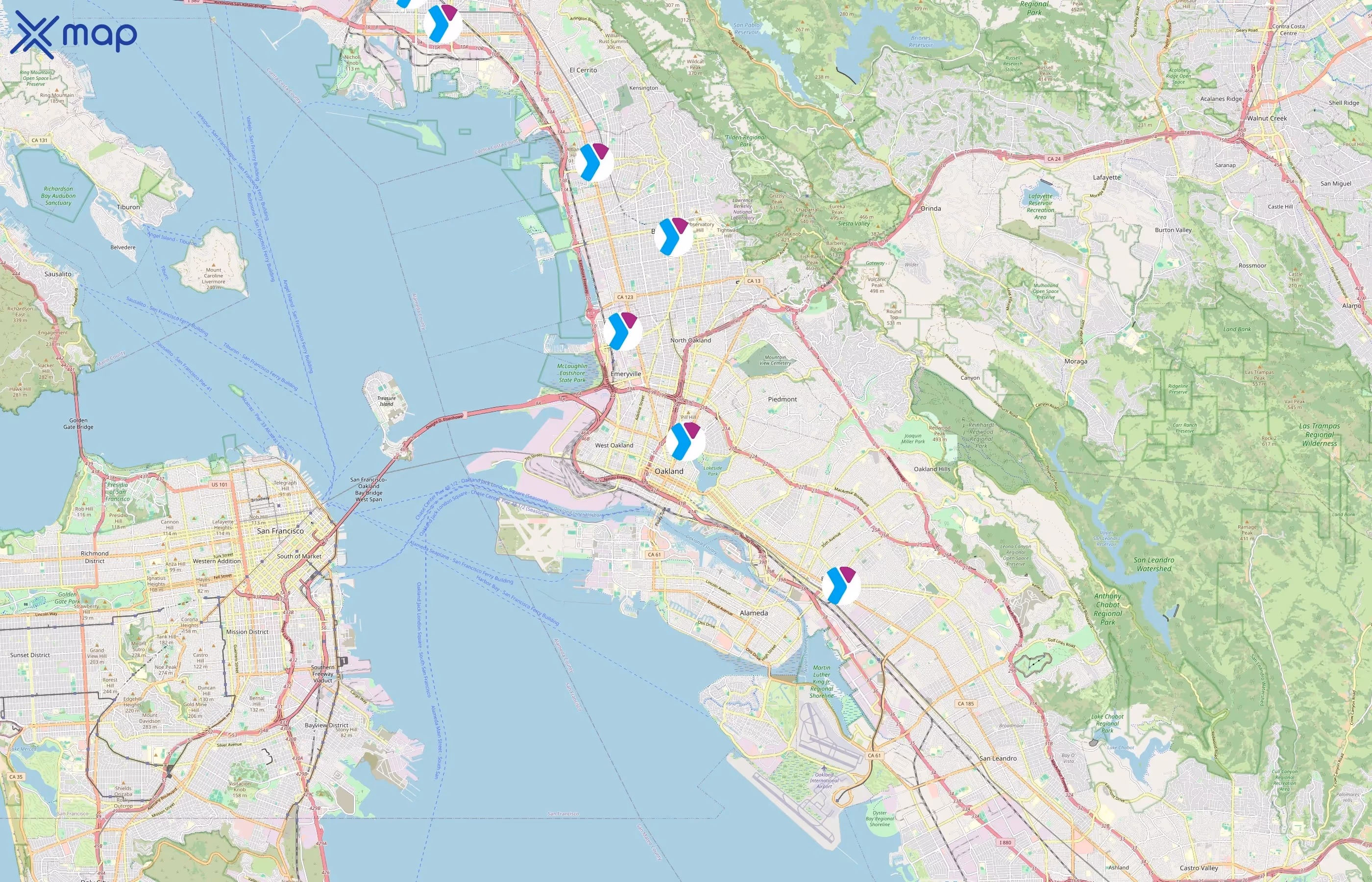 YMCA of the East Bay area coverage