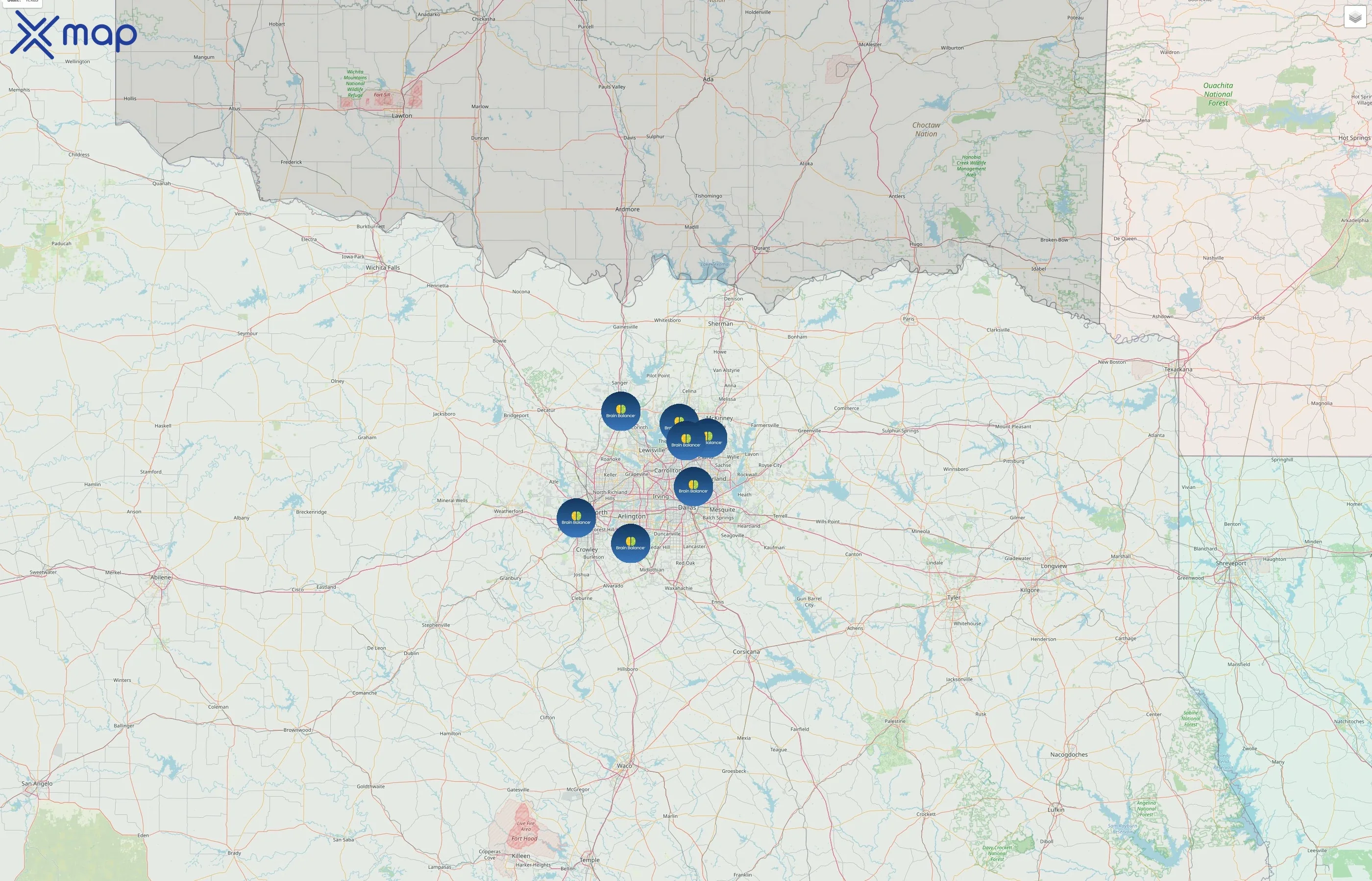 Brain Balance street hotspots