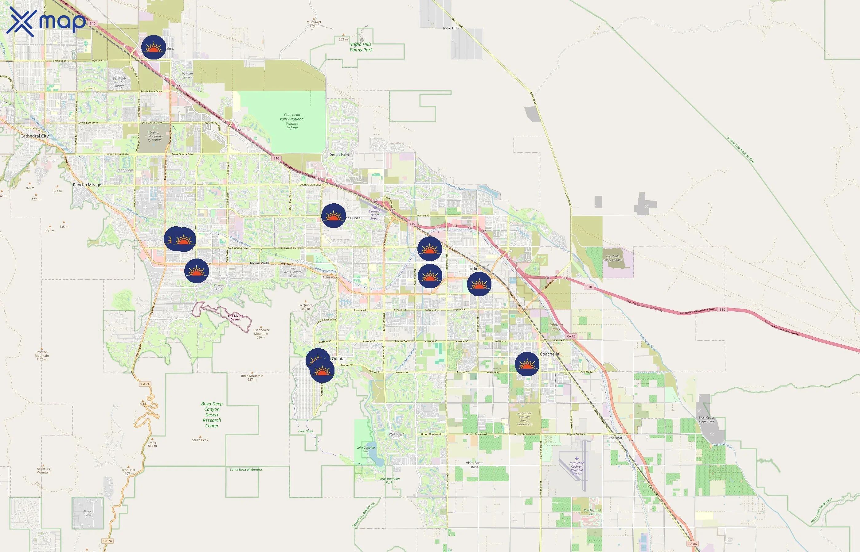 Desert Recreation District area coverage