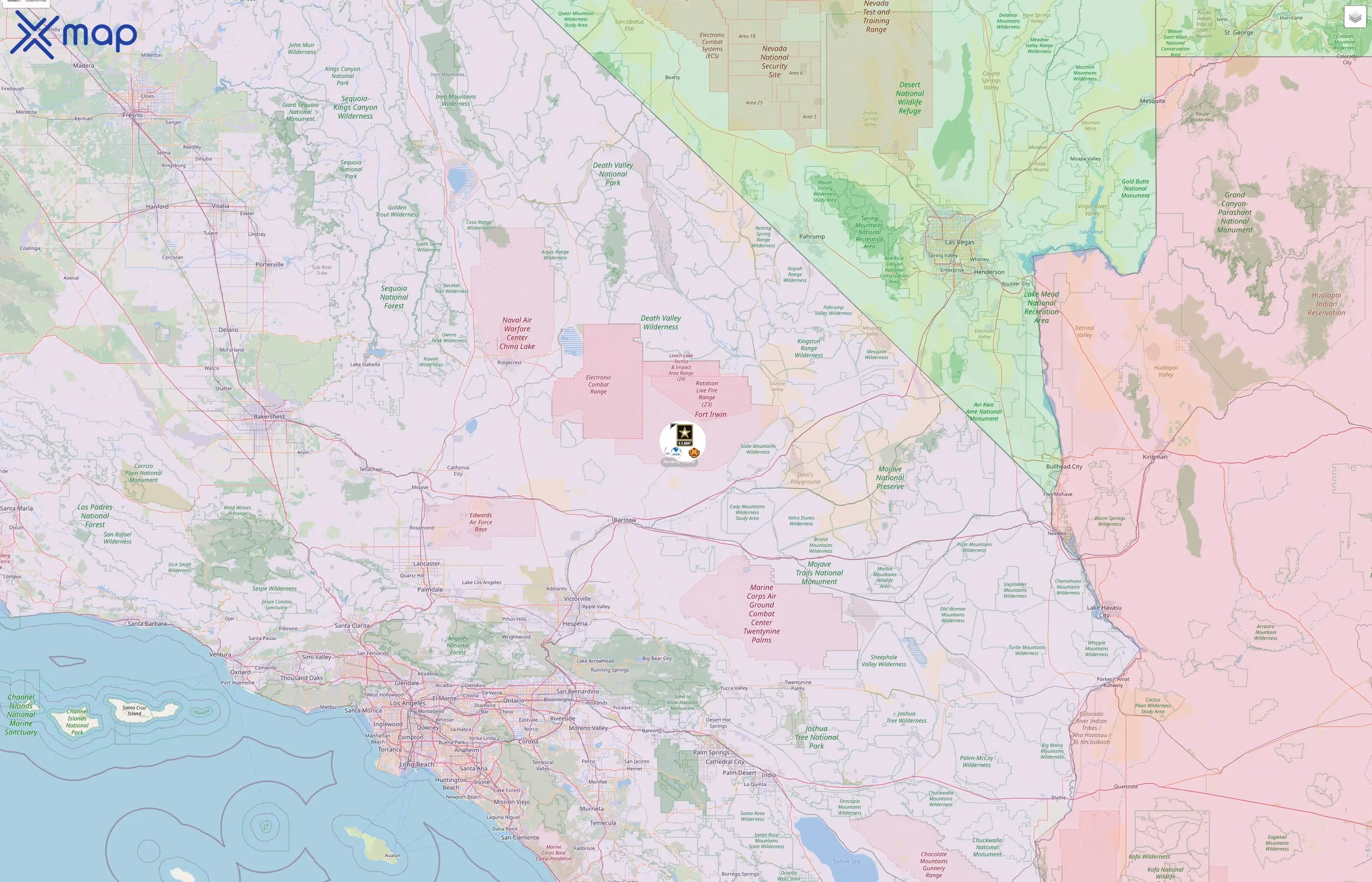 Fort Irwin MWR street hotspots