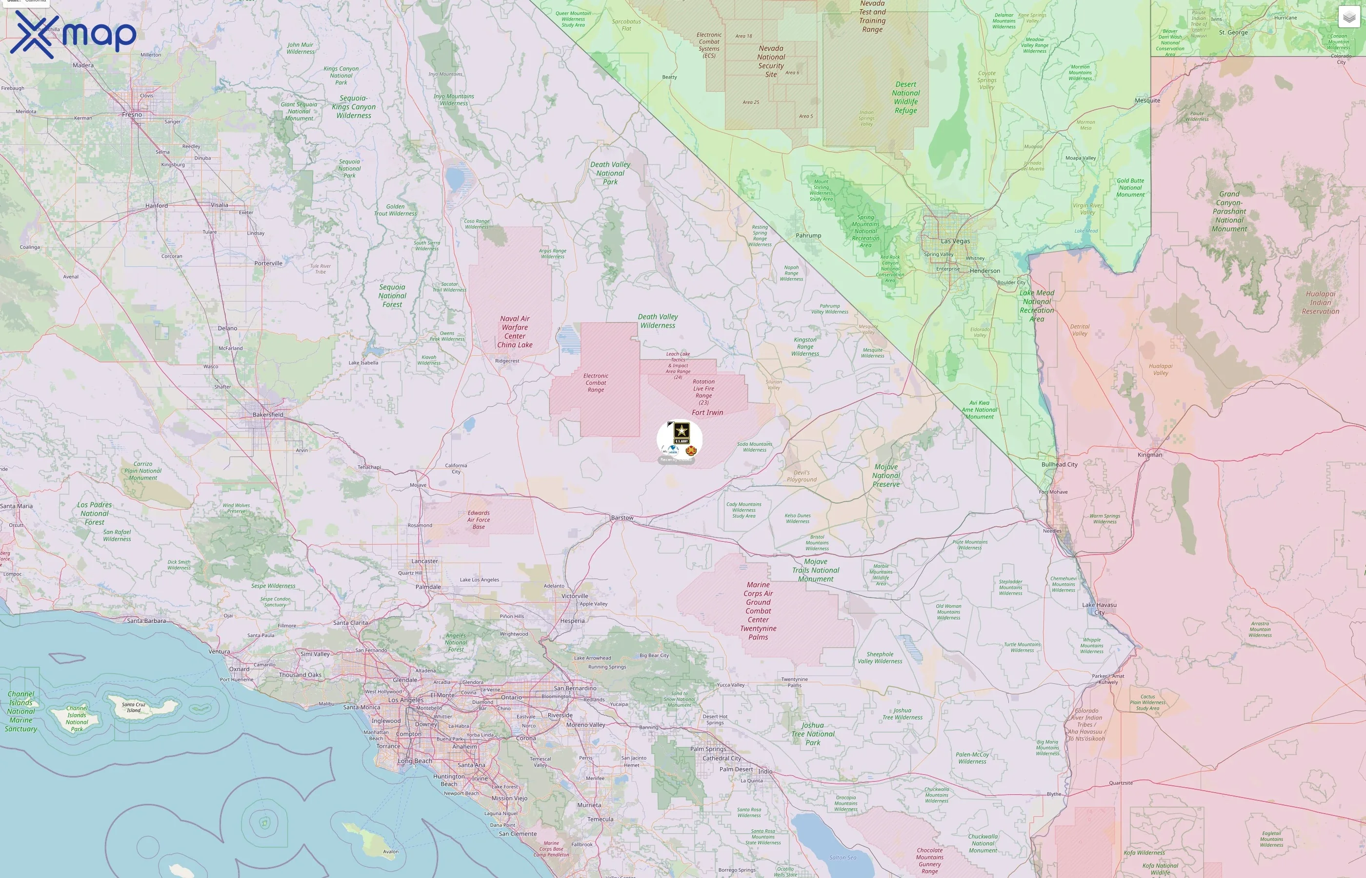 Fort Irwin MWR street hotspots