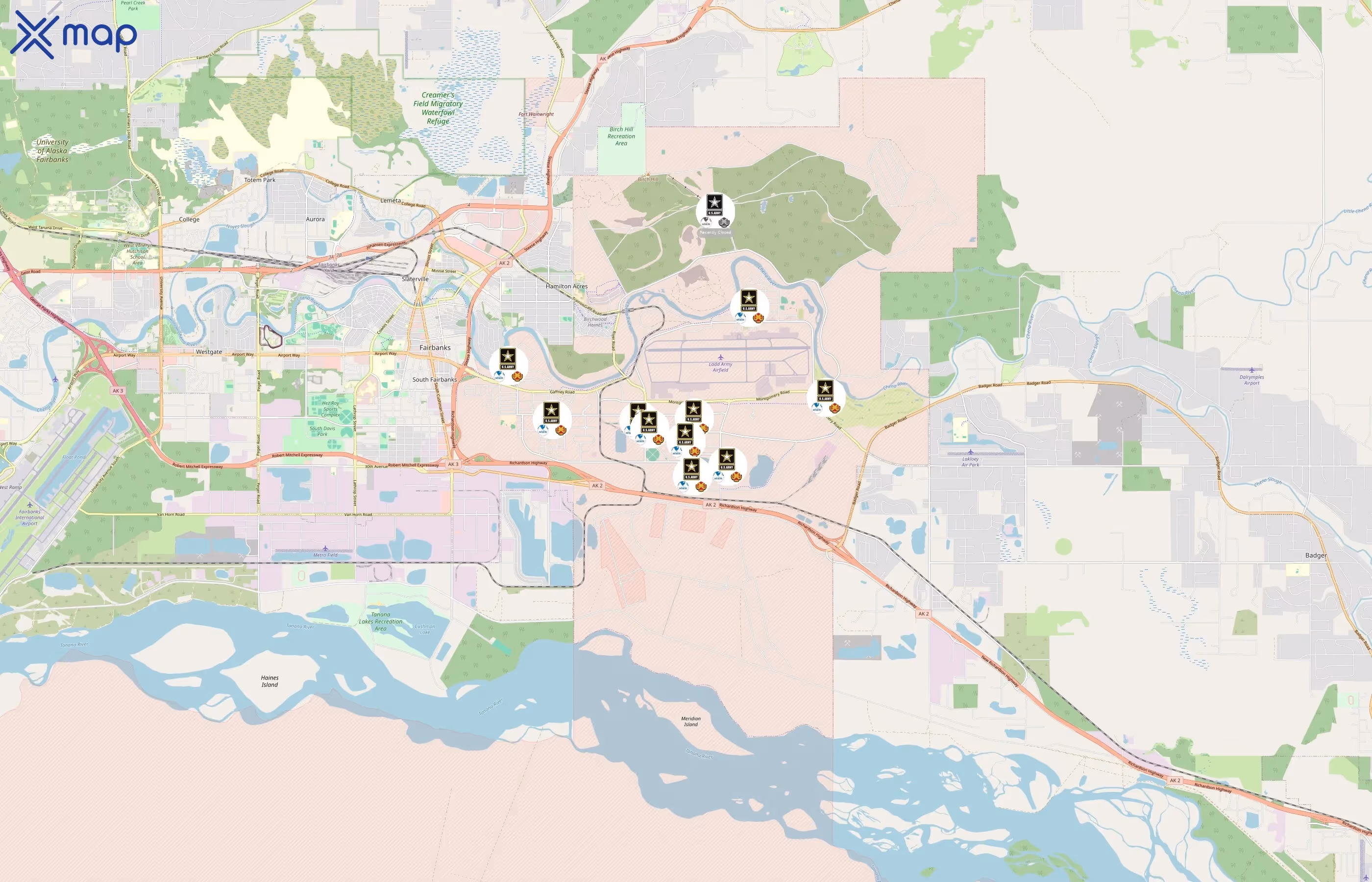 Fort Wainwright MWR area coverage