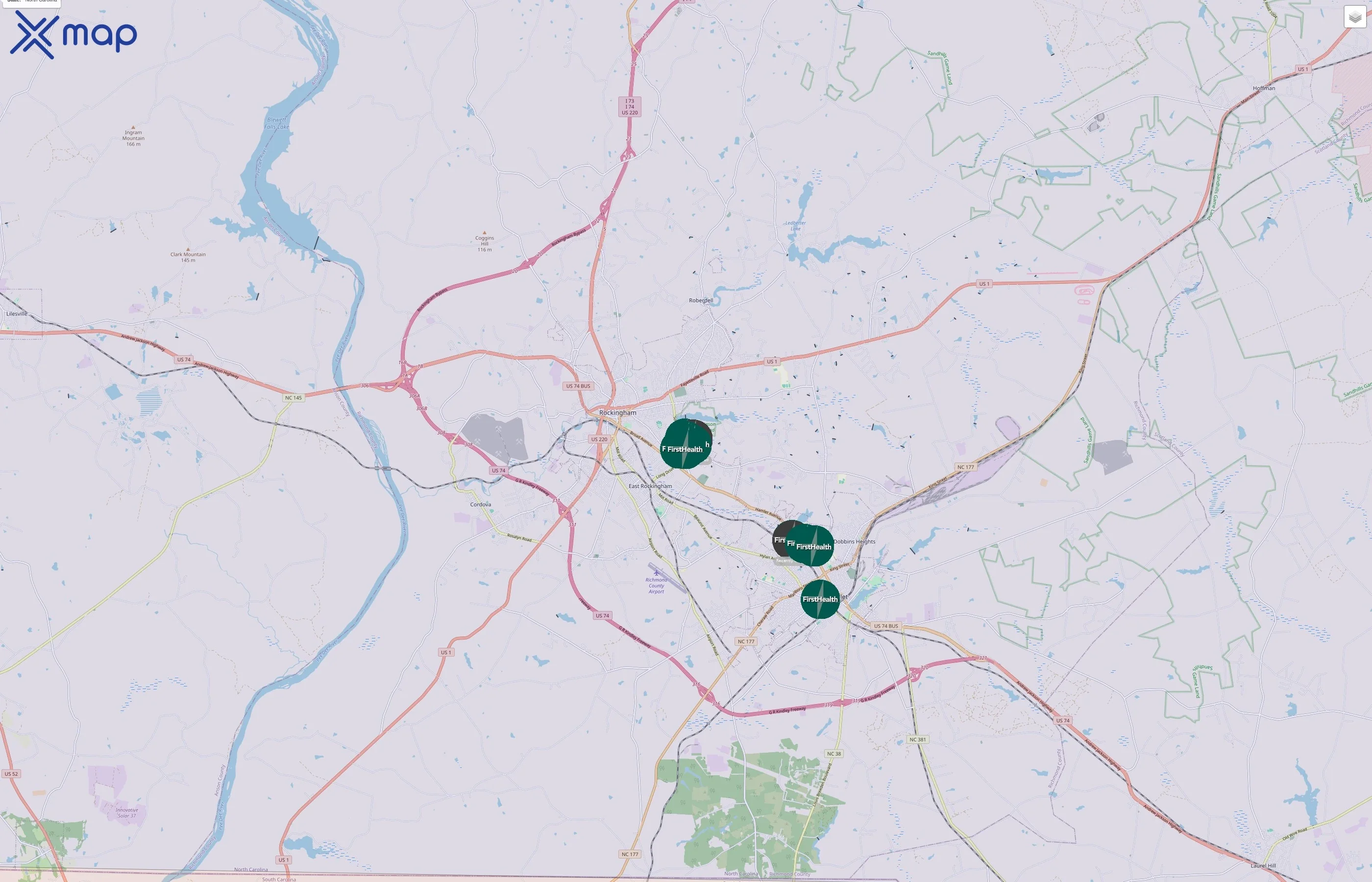 FirstHealth traffic data
