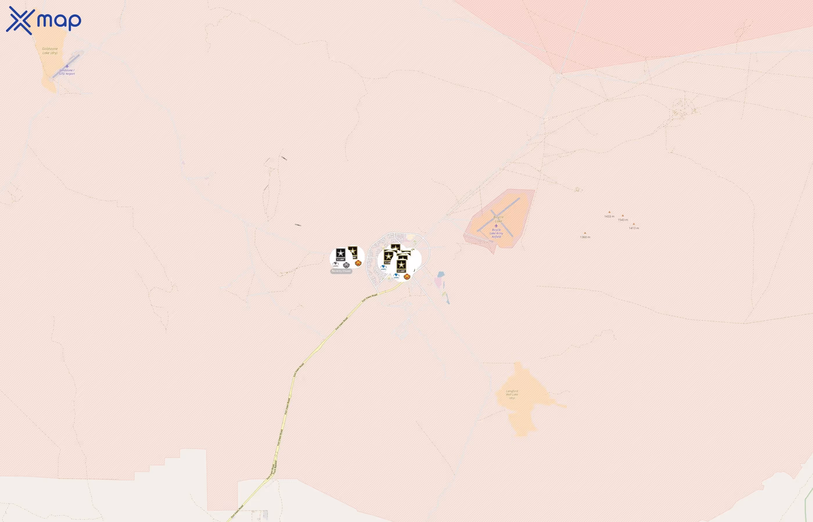 Fort Irwin MWR area coverage
