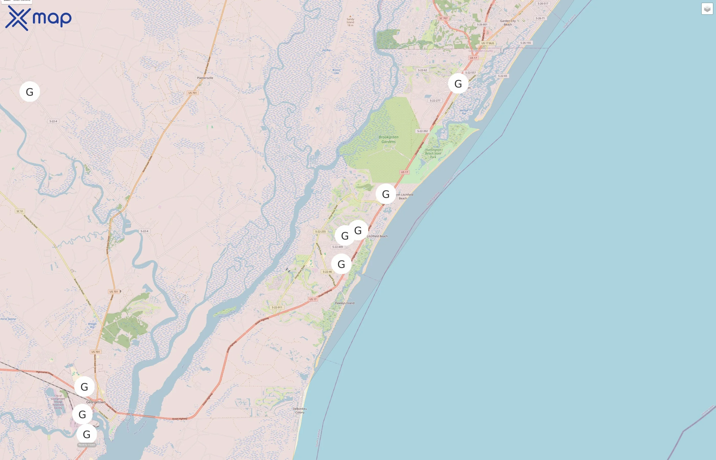 Georgetown County Parks & Recreation traffic data