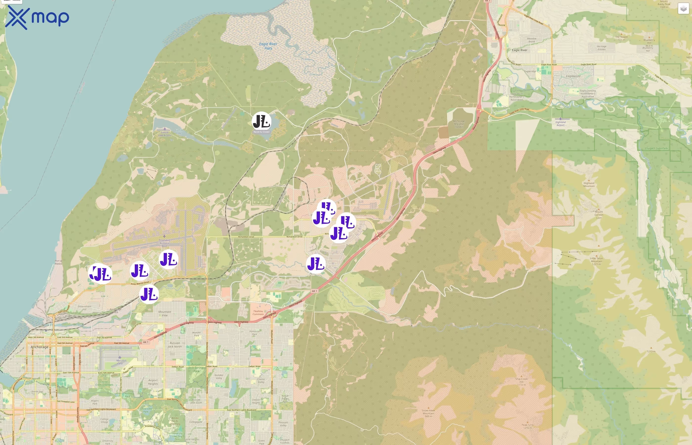 Joint Base Elmendorf-Richardson traffic data