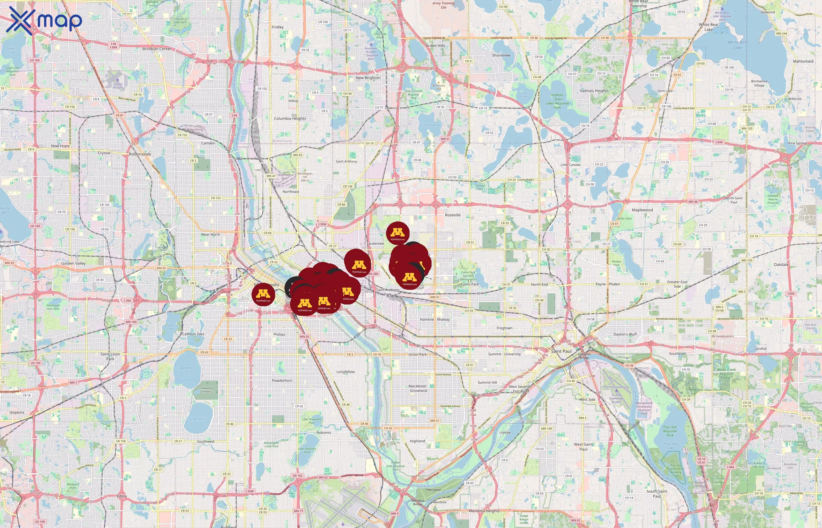 University of Minnesota area coverage