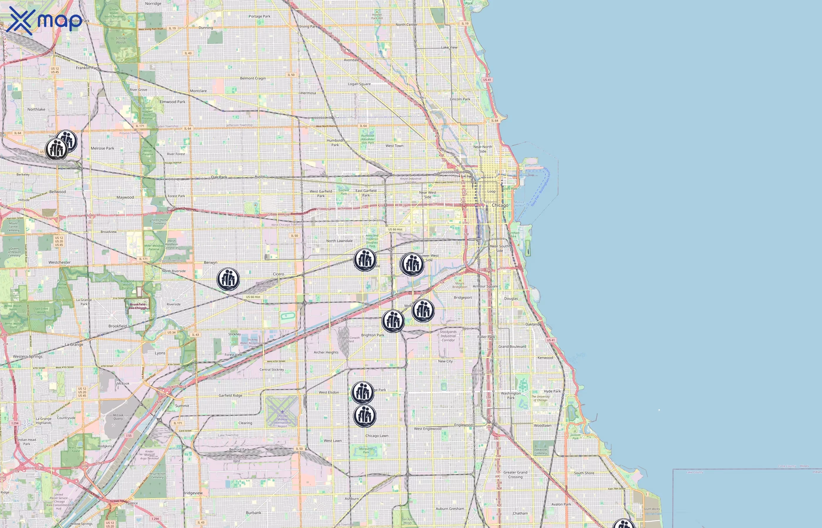 Pilsen Wellness Center area coverage
