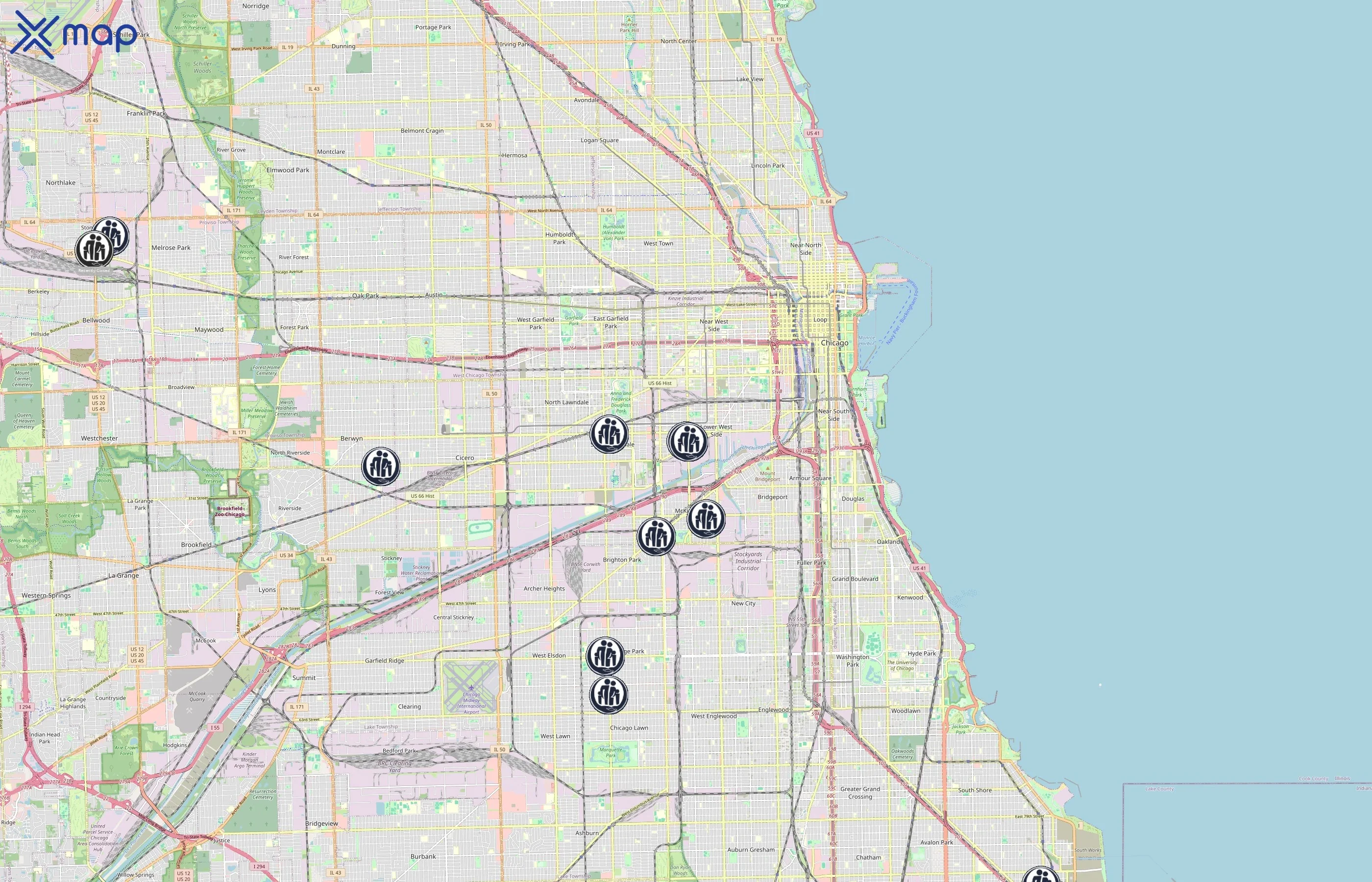 Pilsen Wellness Center area coverage