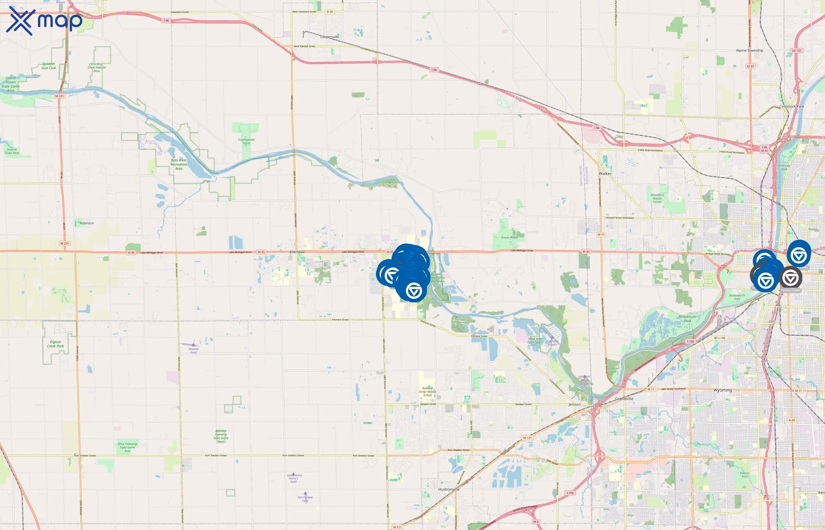Grand Valley State University area coverage
