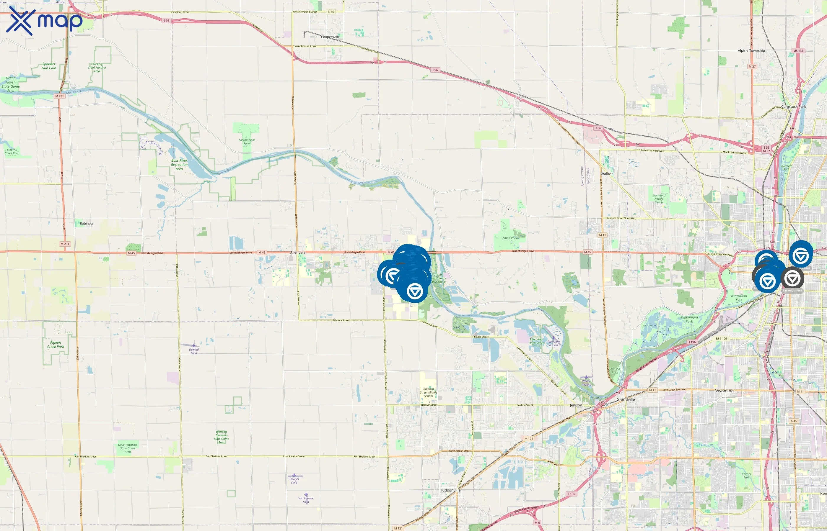 Grand Valley State University area coverage