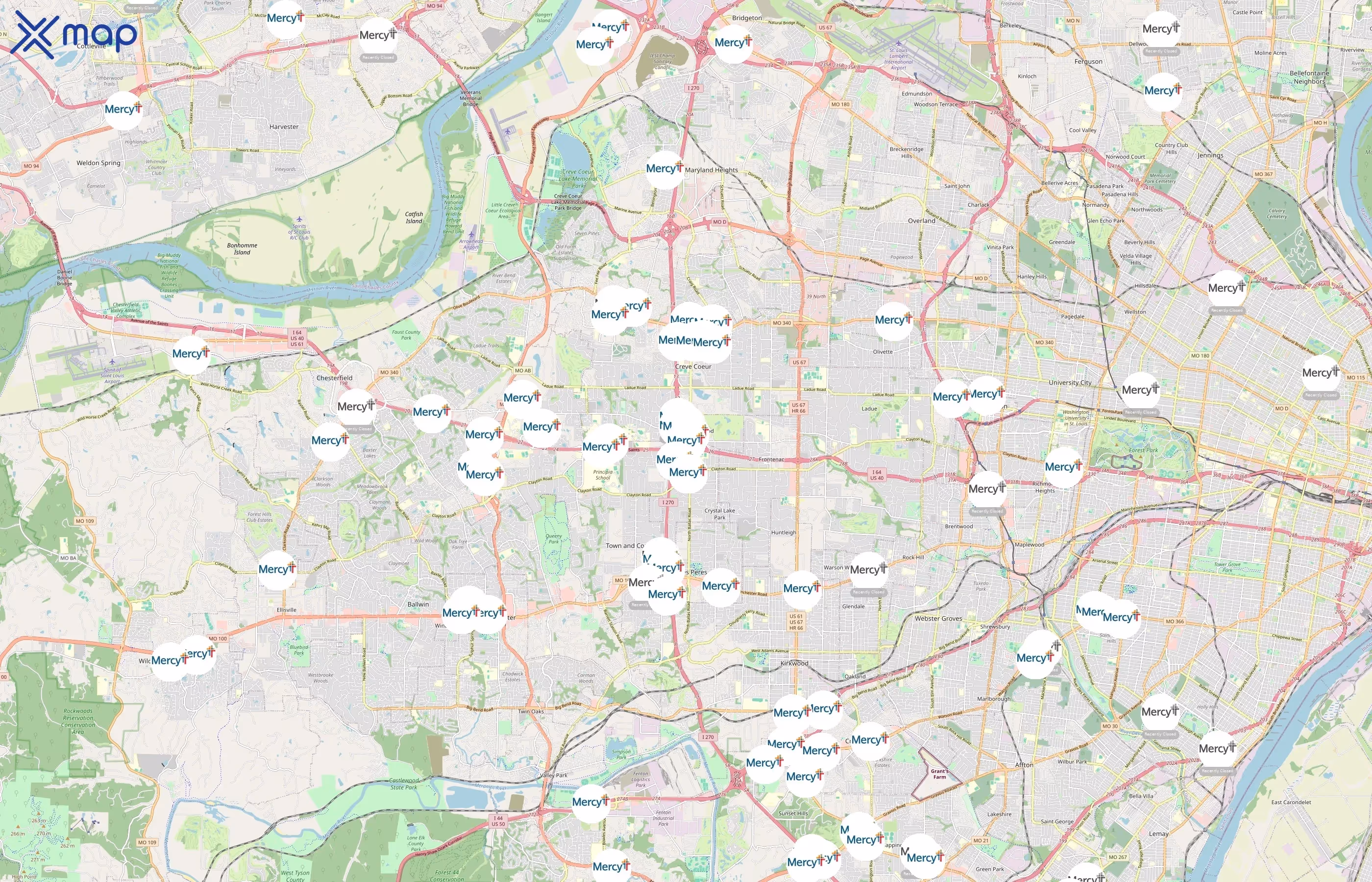 Mercy area coverage
