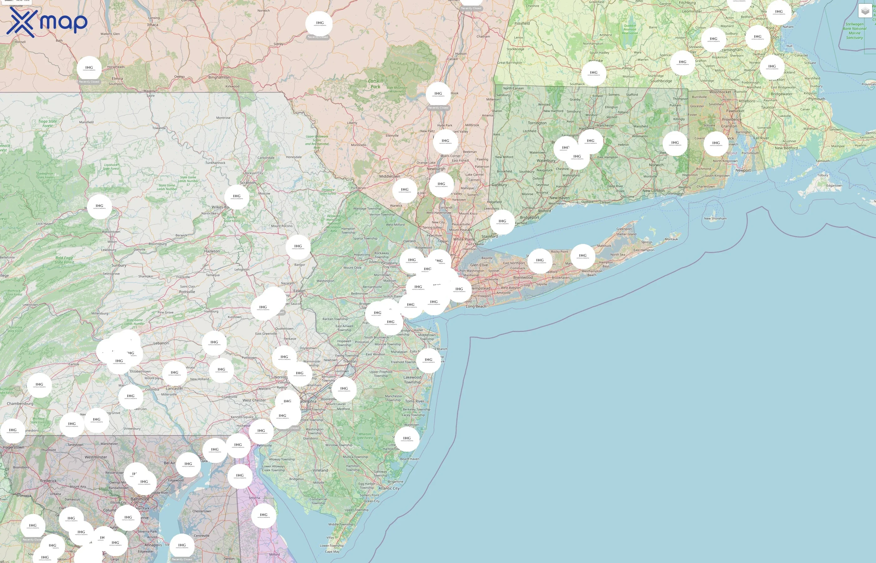 InterContinental Hotels Group street hotspots