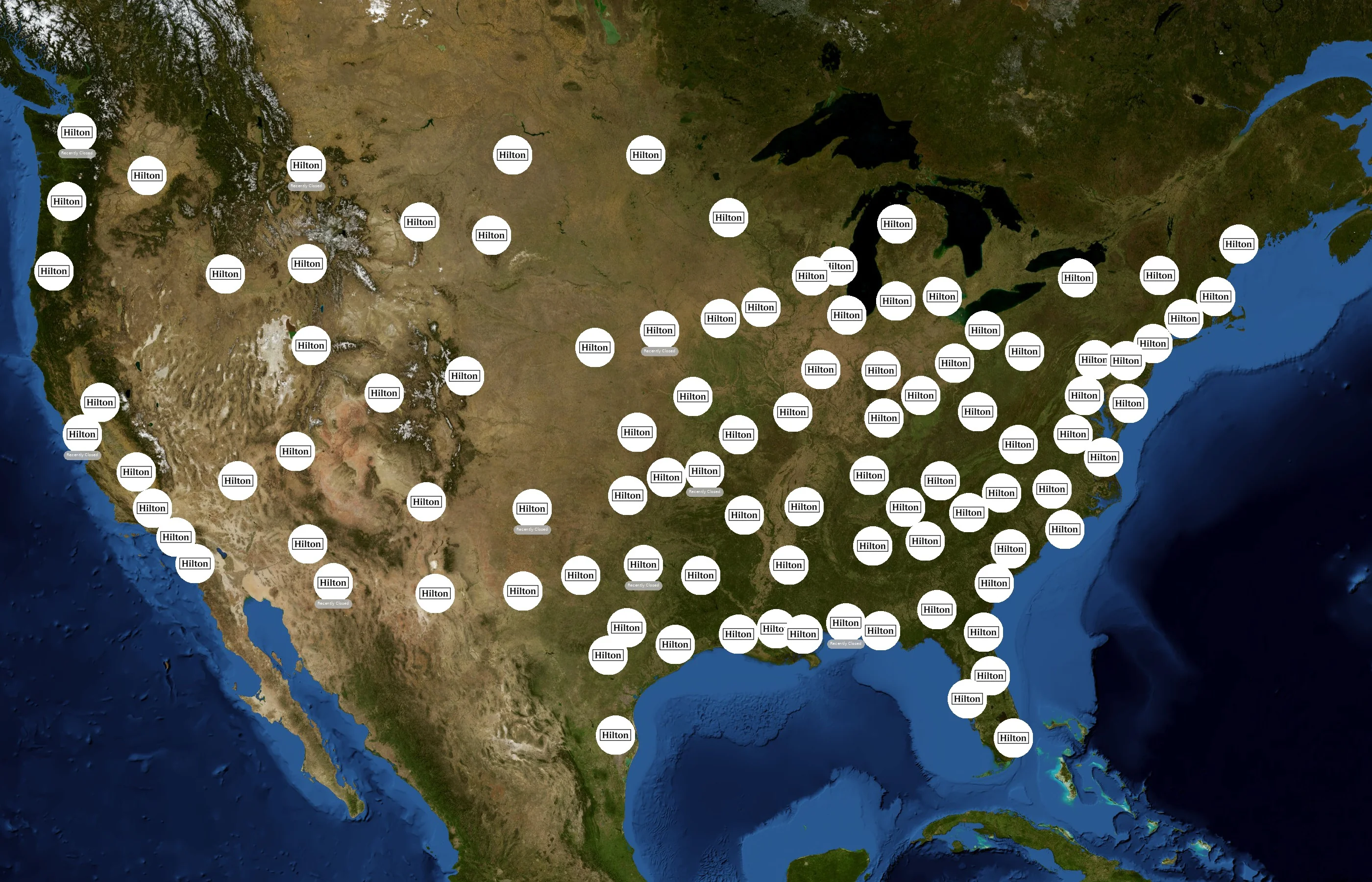 Hilton state distribution
