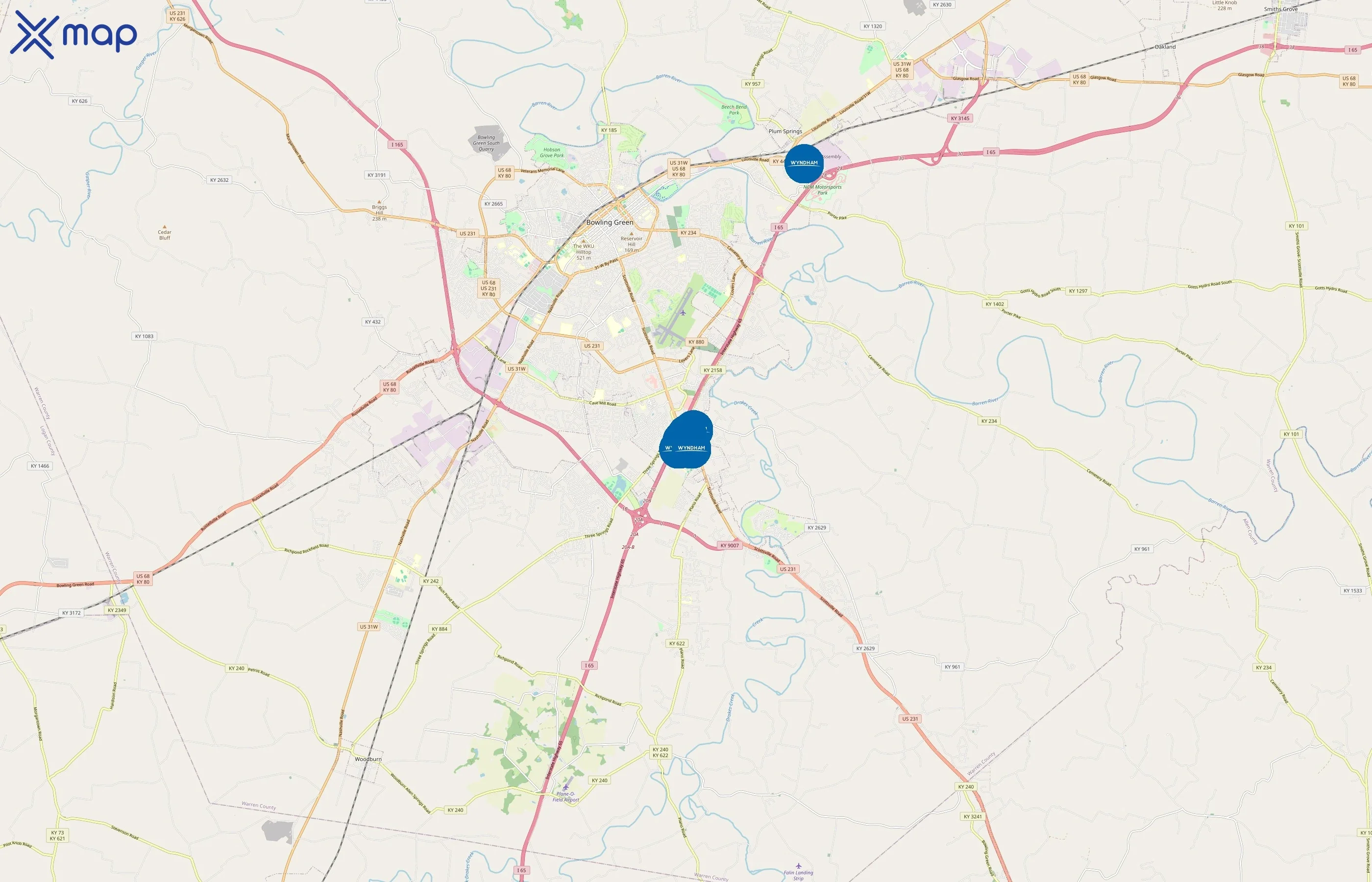 Wyndham Hotels & Resorts area coverage