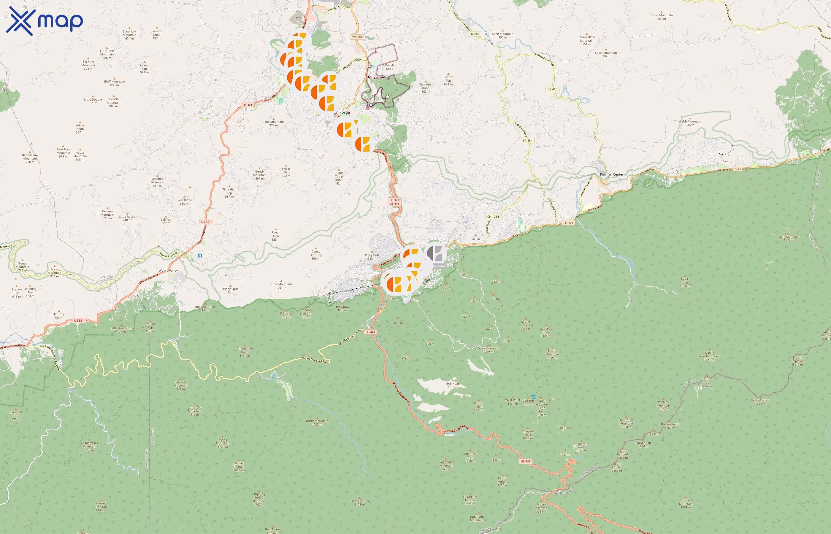 Choice Hotels International area coverage