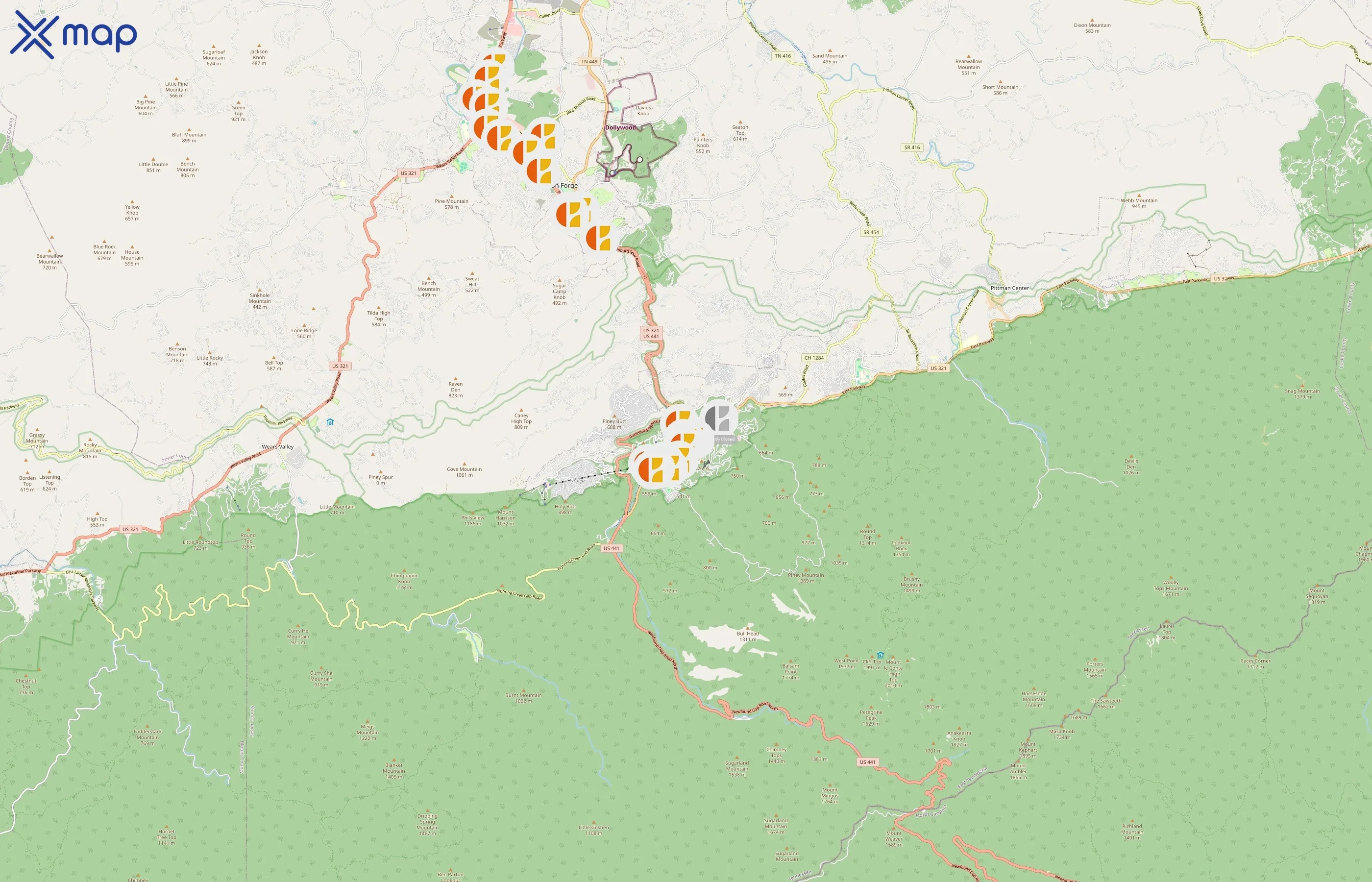 Choice Hotels International area coverage