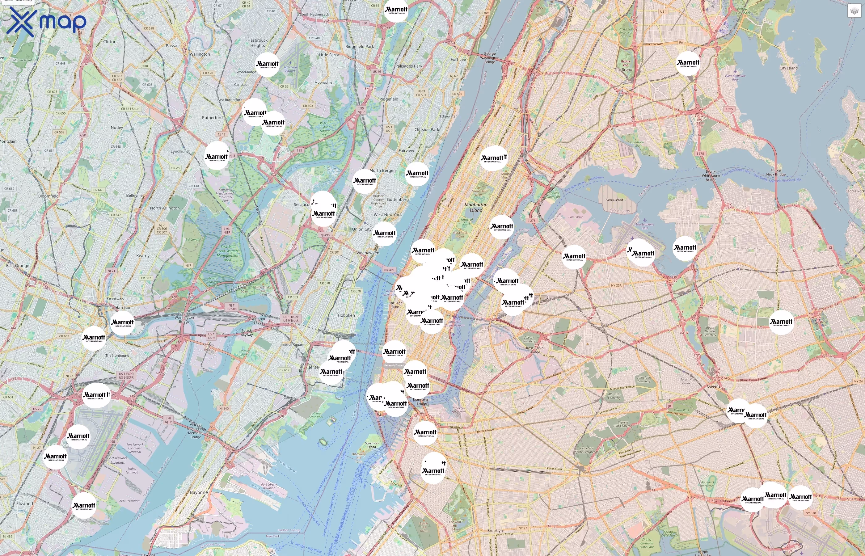 Marriott International traffic data
