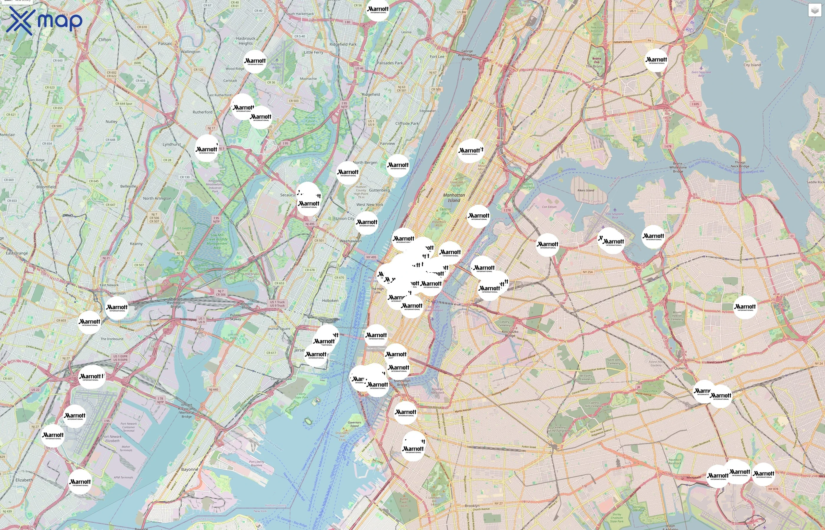 Marriott International traffic data
