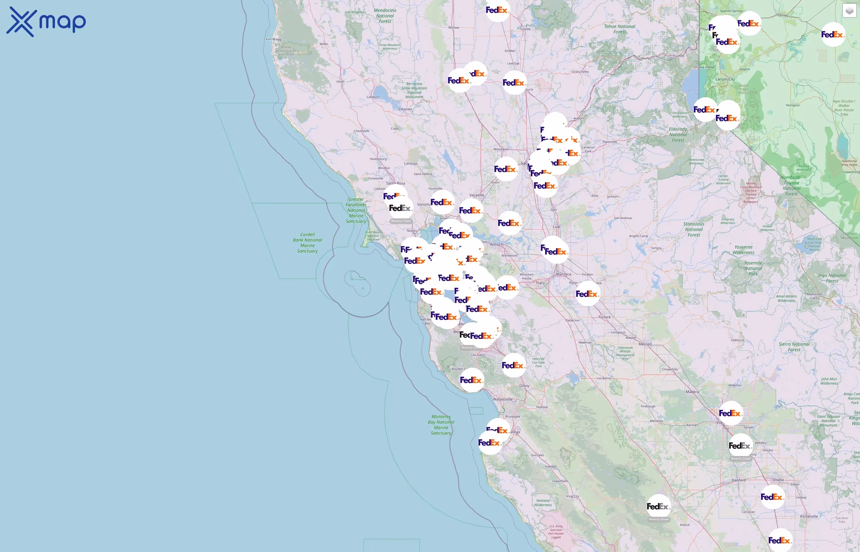 FedEx street hotspots