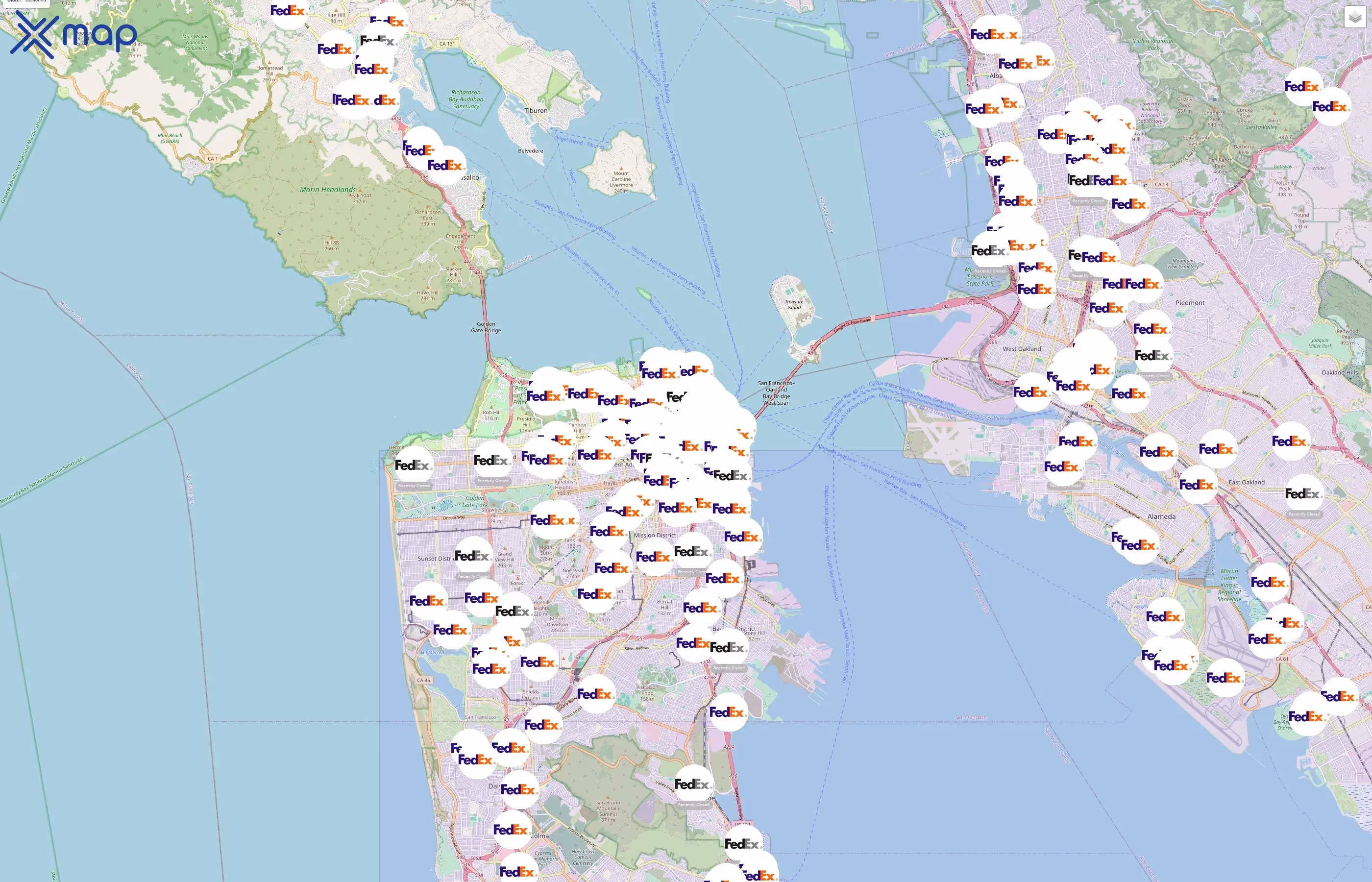 FedEx traffic data