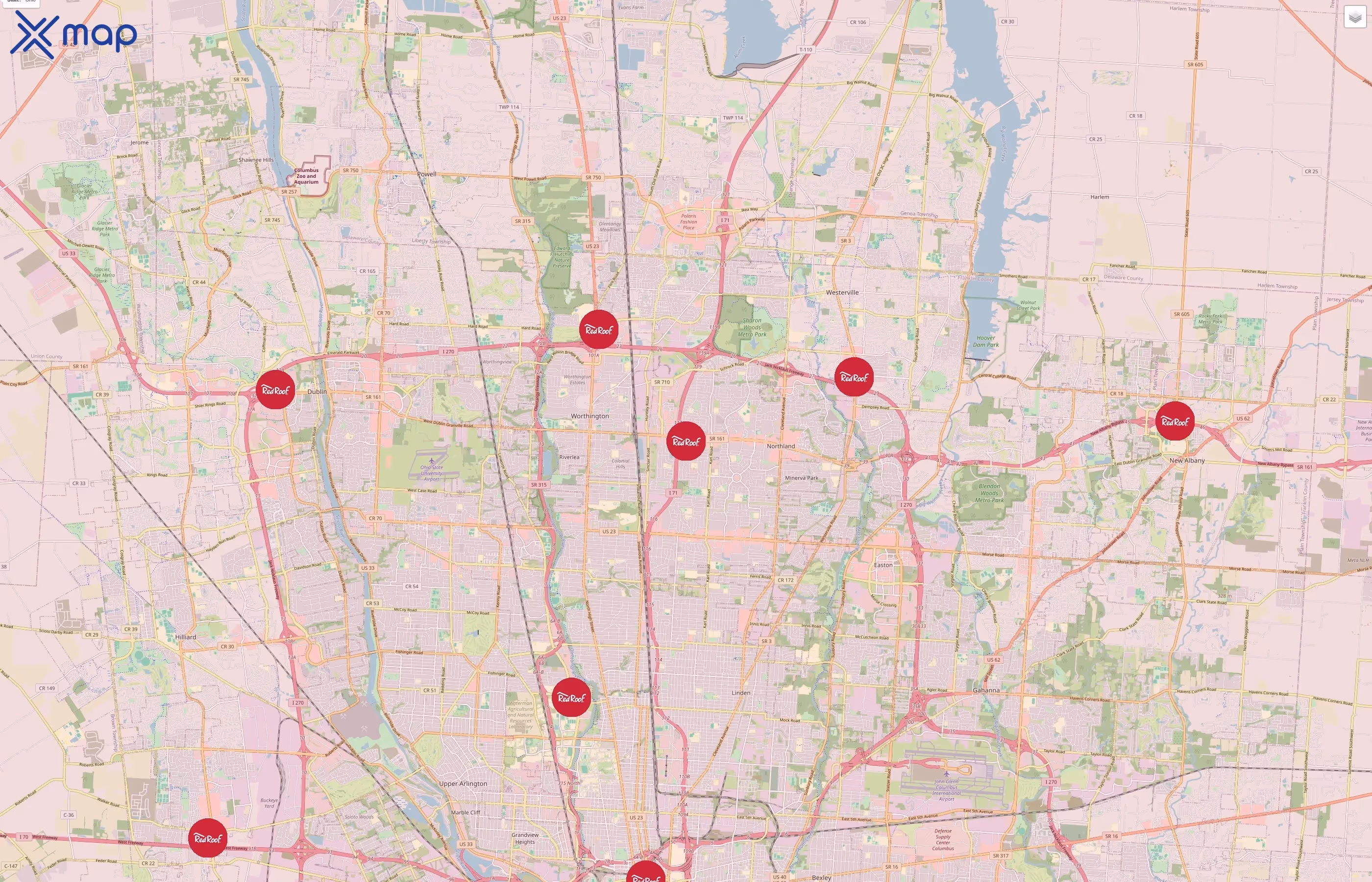 Red Roof Inn traffic data