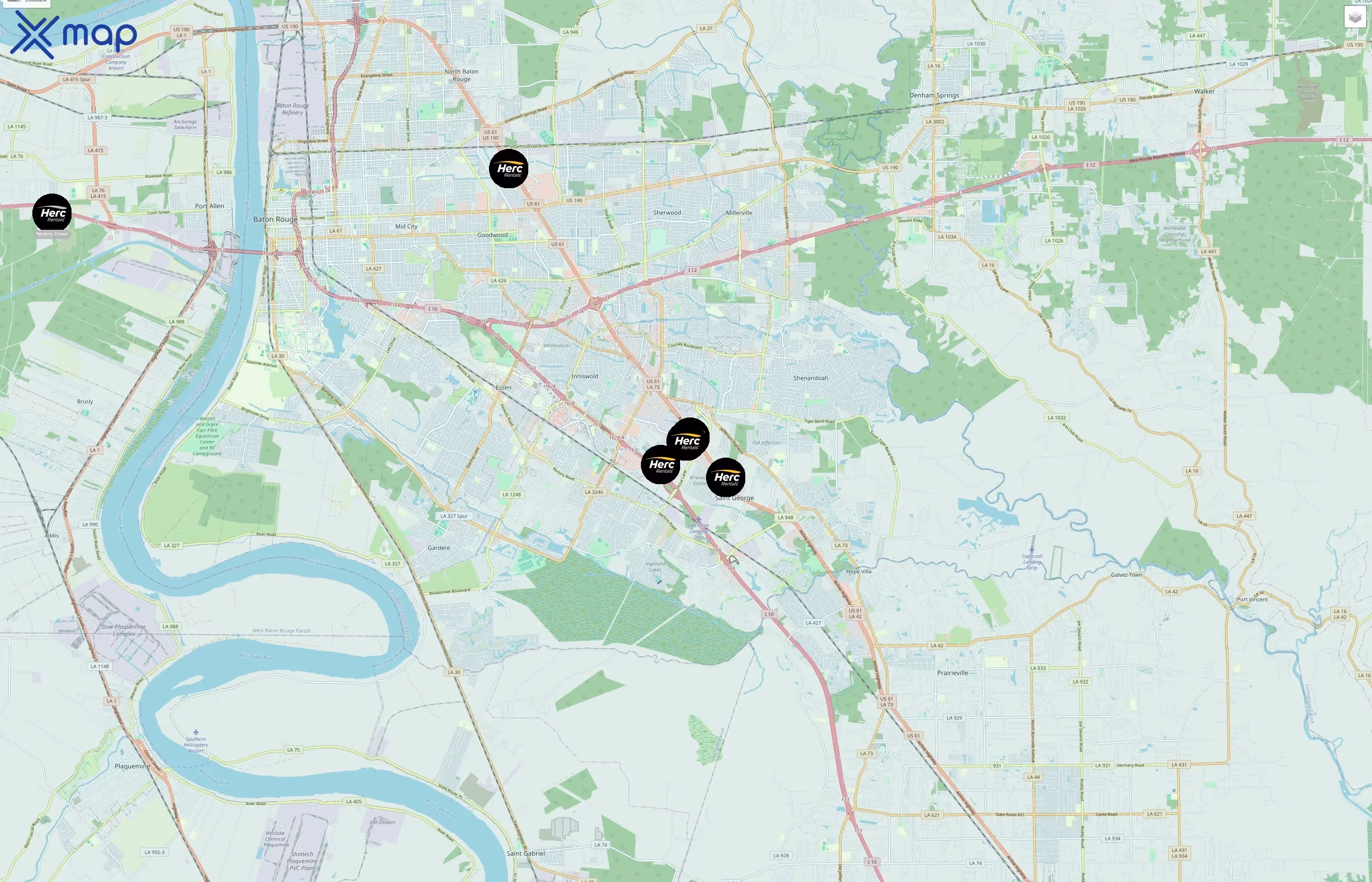 Herc Rentals traffic data