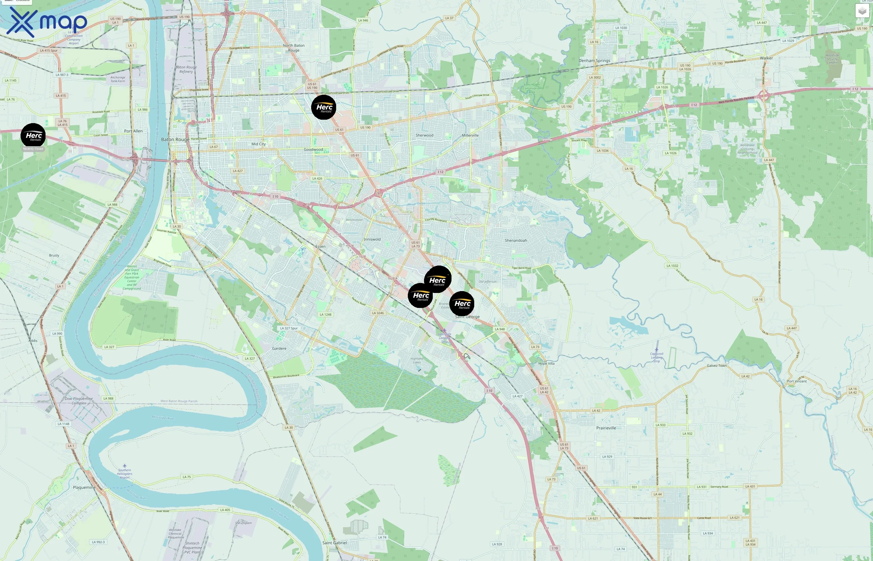 Herc Rentals traffic data