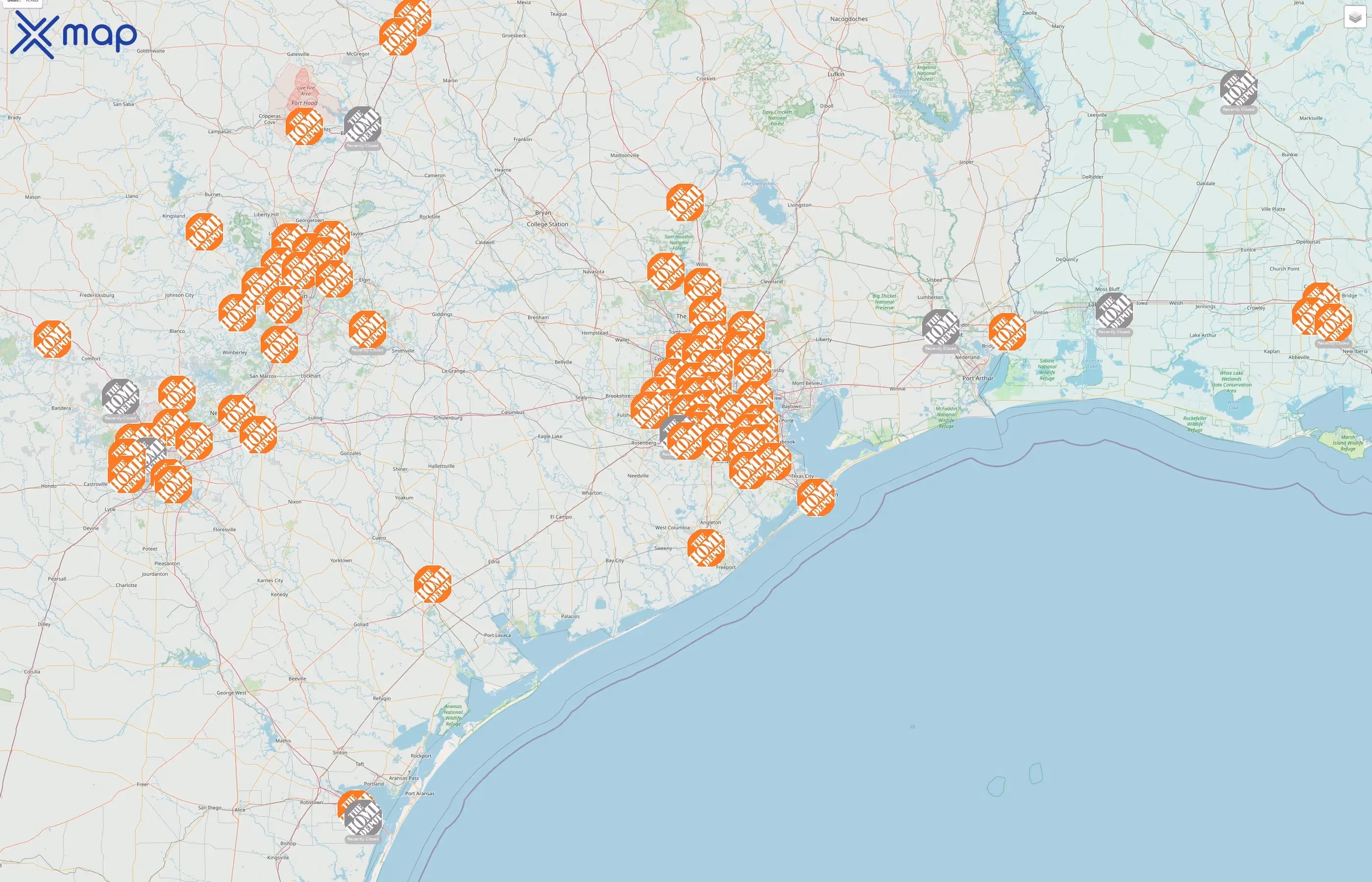 The Home Depot street hotspots