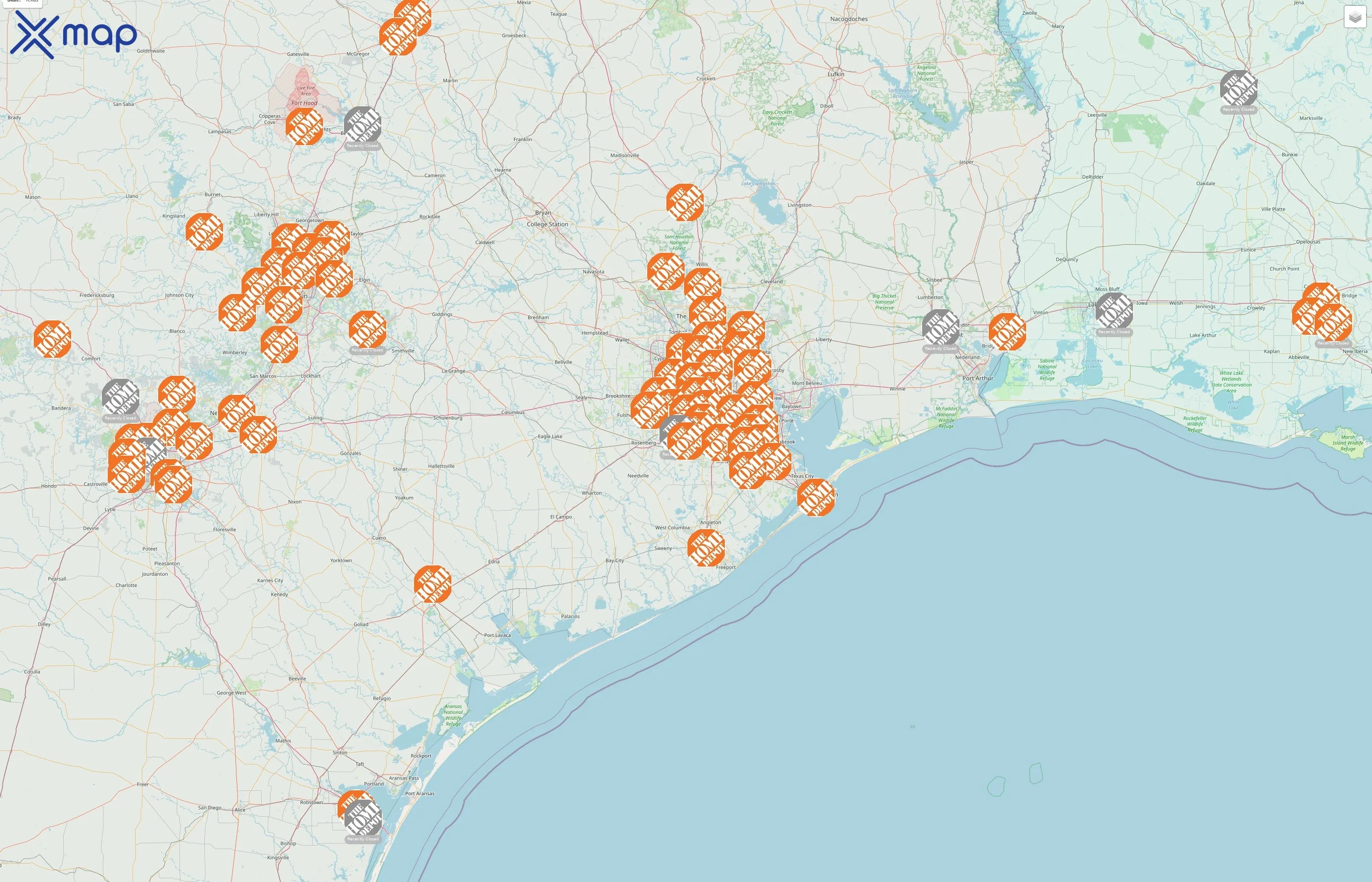 The Home Depot street hotspots