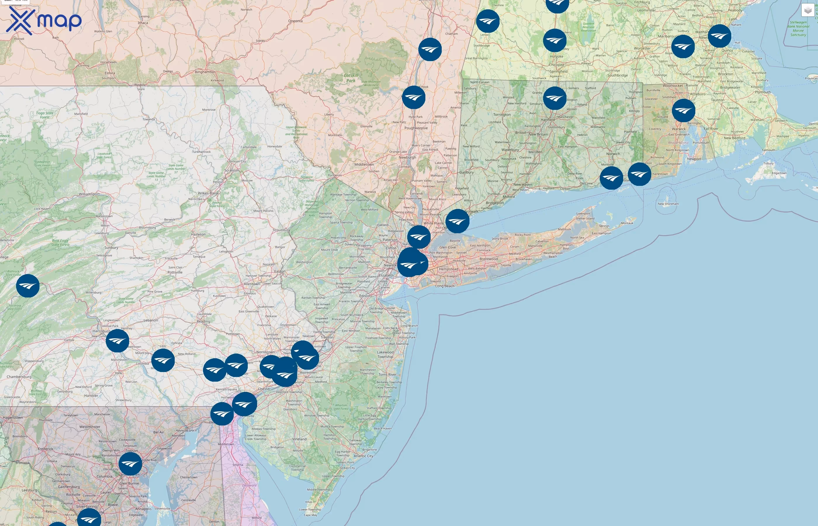 Amtrak street hotspots