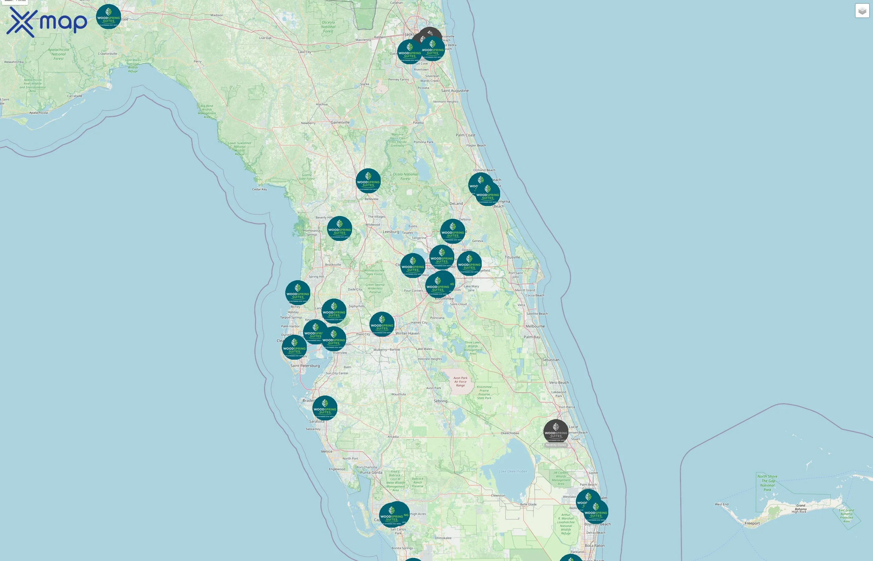 WoodSpring Suites street hotspots