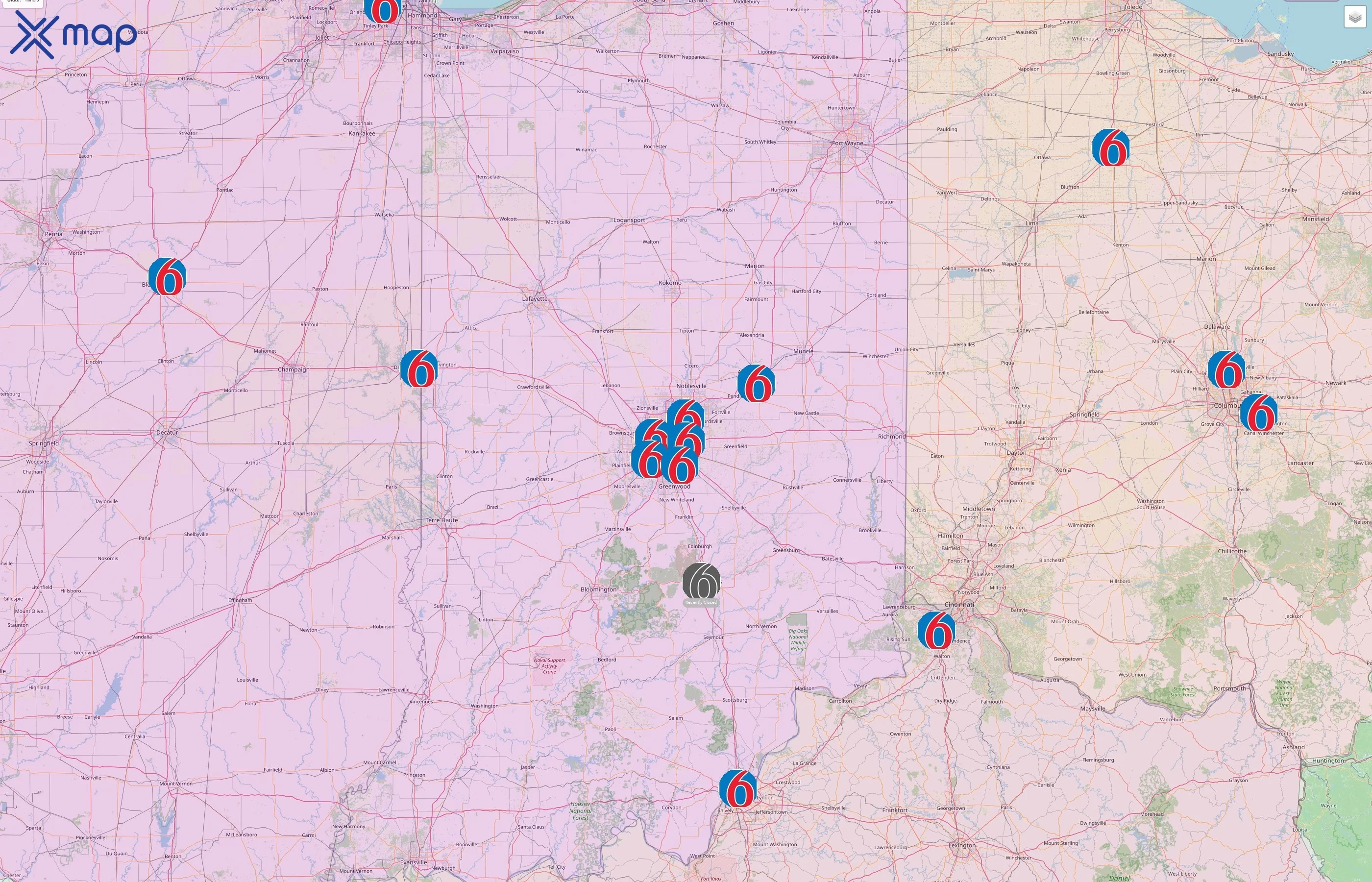 Motel 6 street hotspots