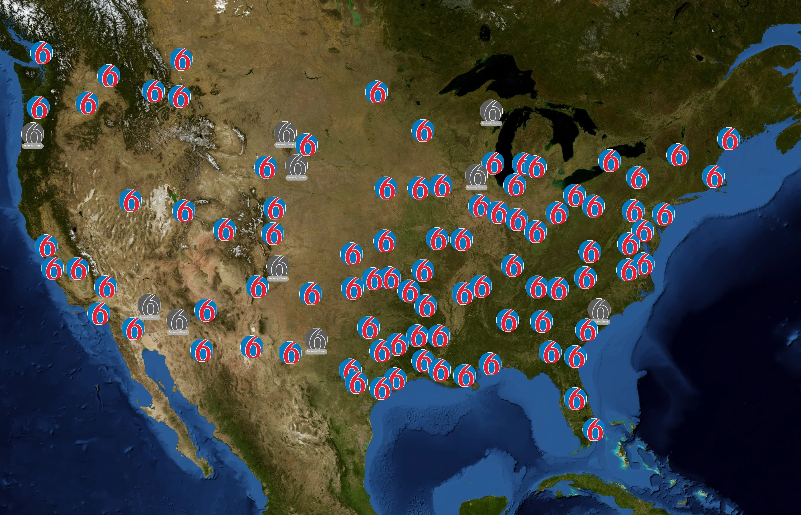 Motel 6 state distribution