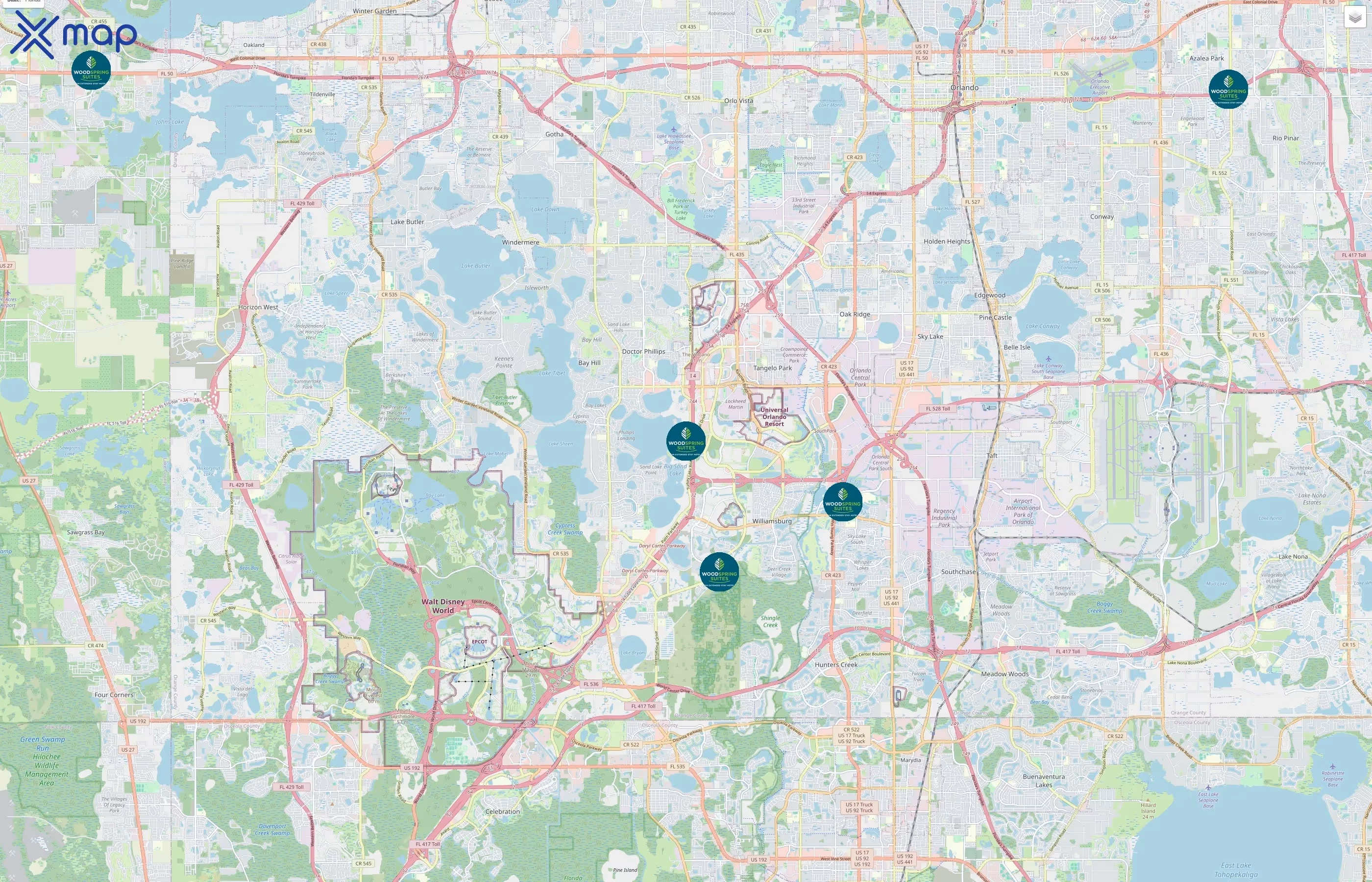 WoodSpring Suites traffic data