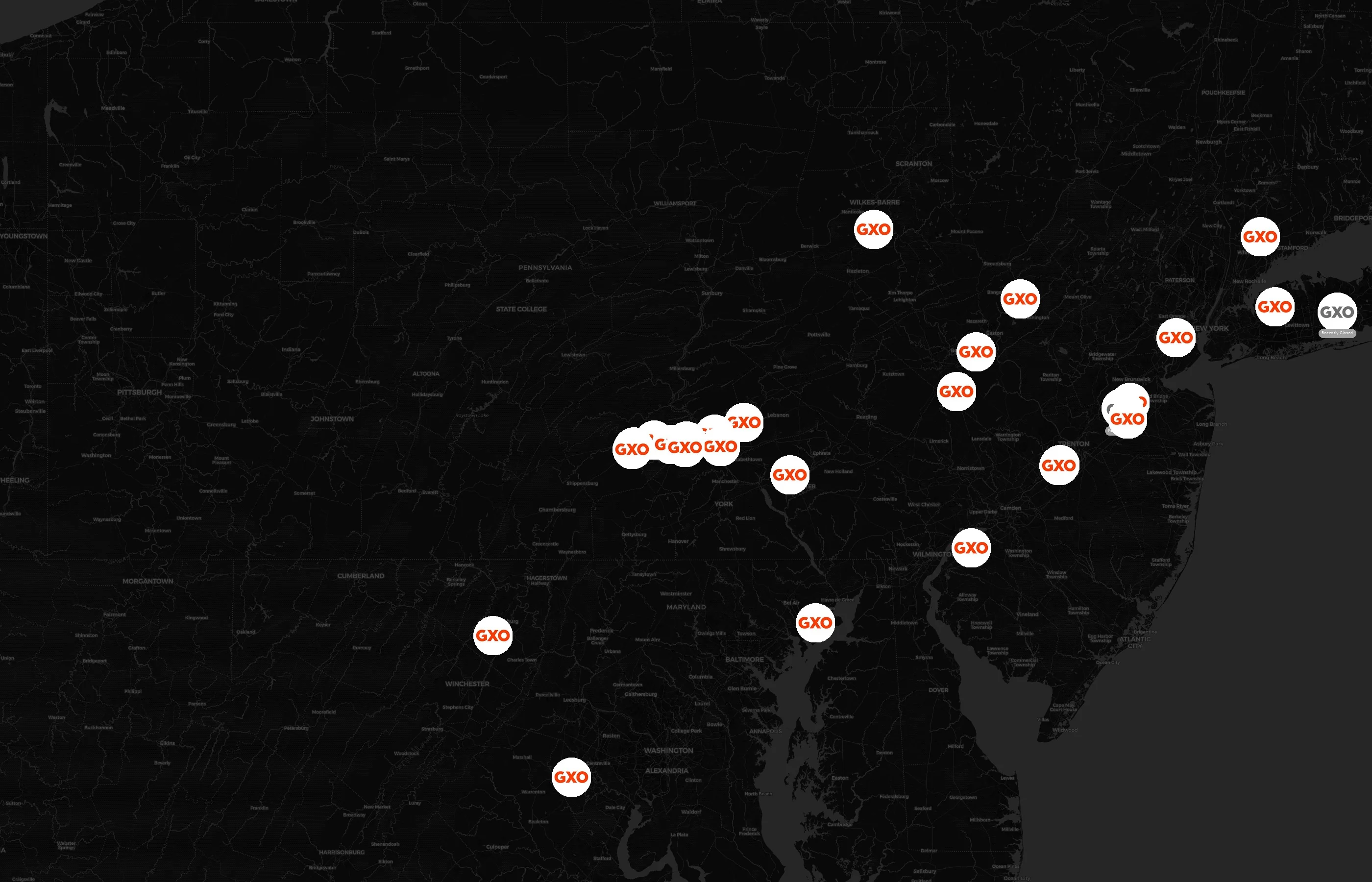 GXO city distribution