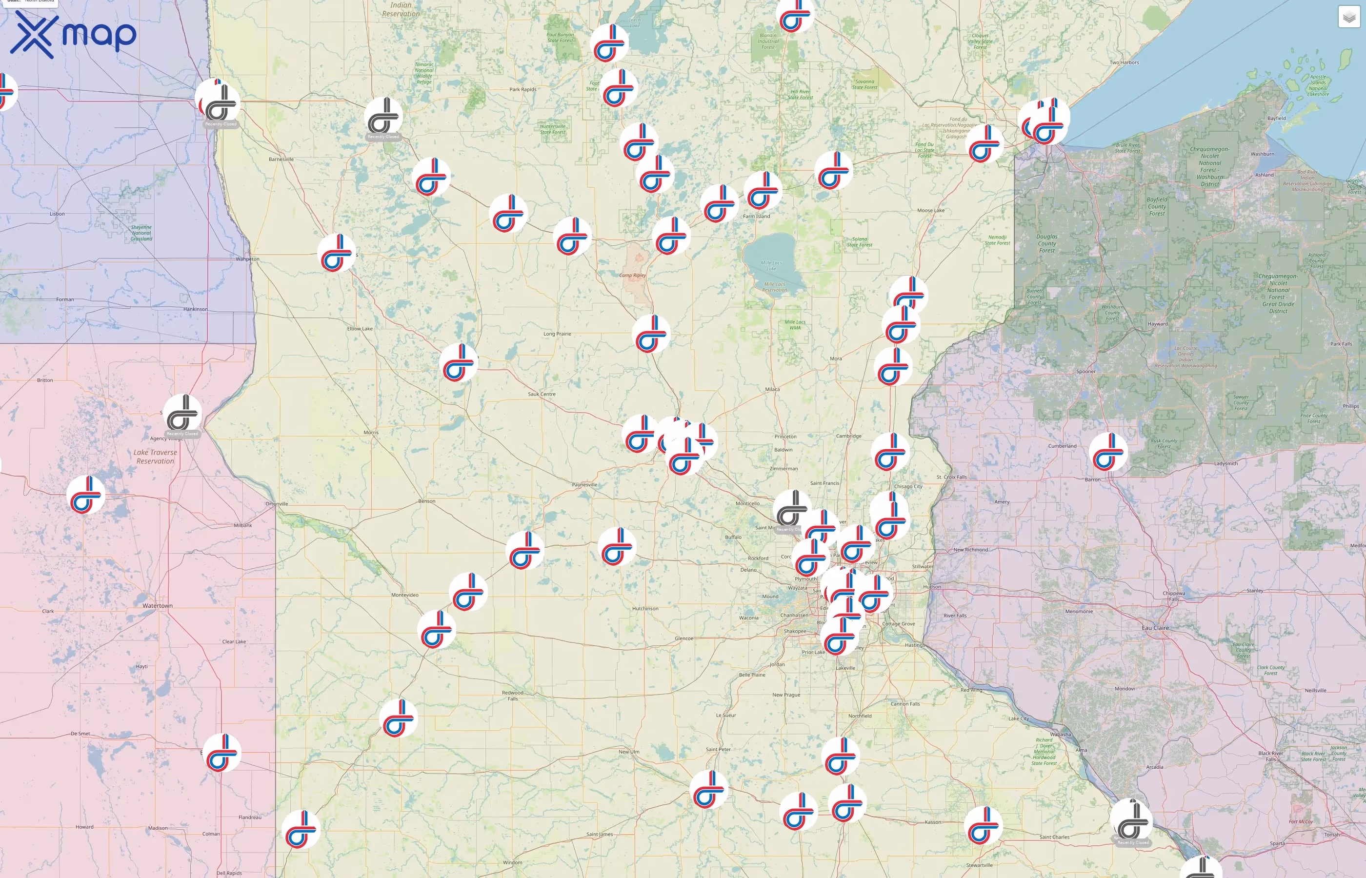 Jefferson Lines street hotspots