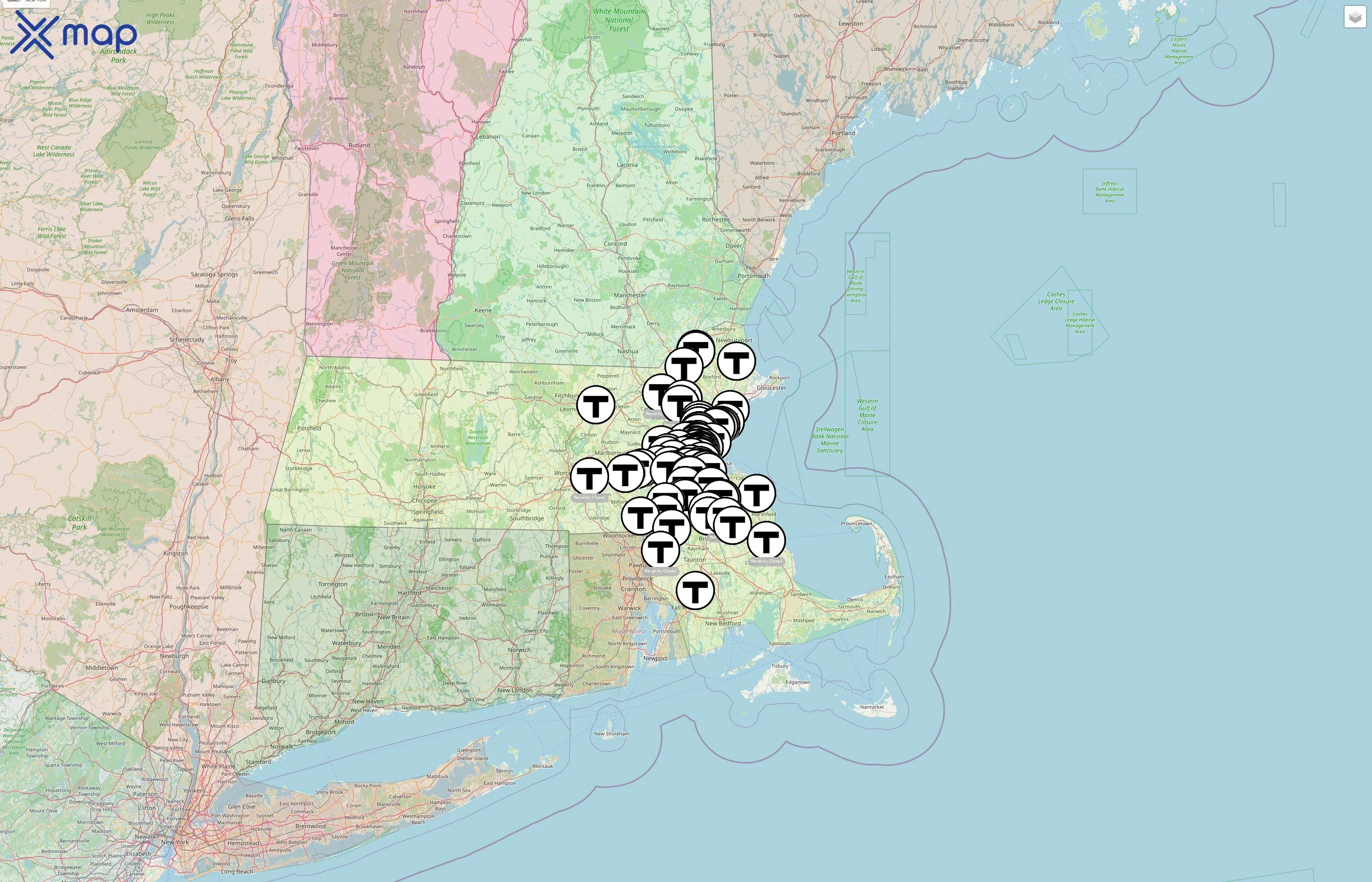 Massachusetts Bay Transportation Authority street hotspots
