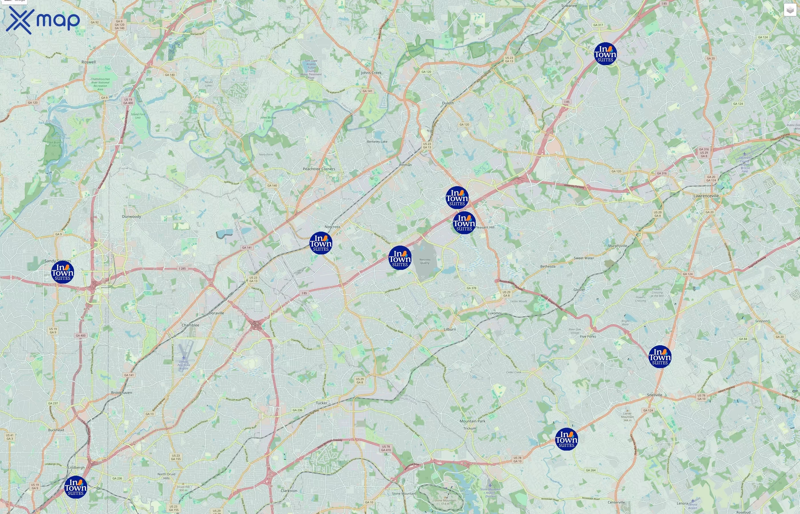 InTown Suites traffic data
