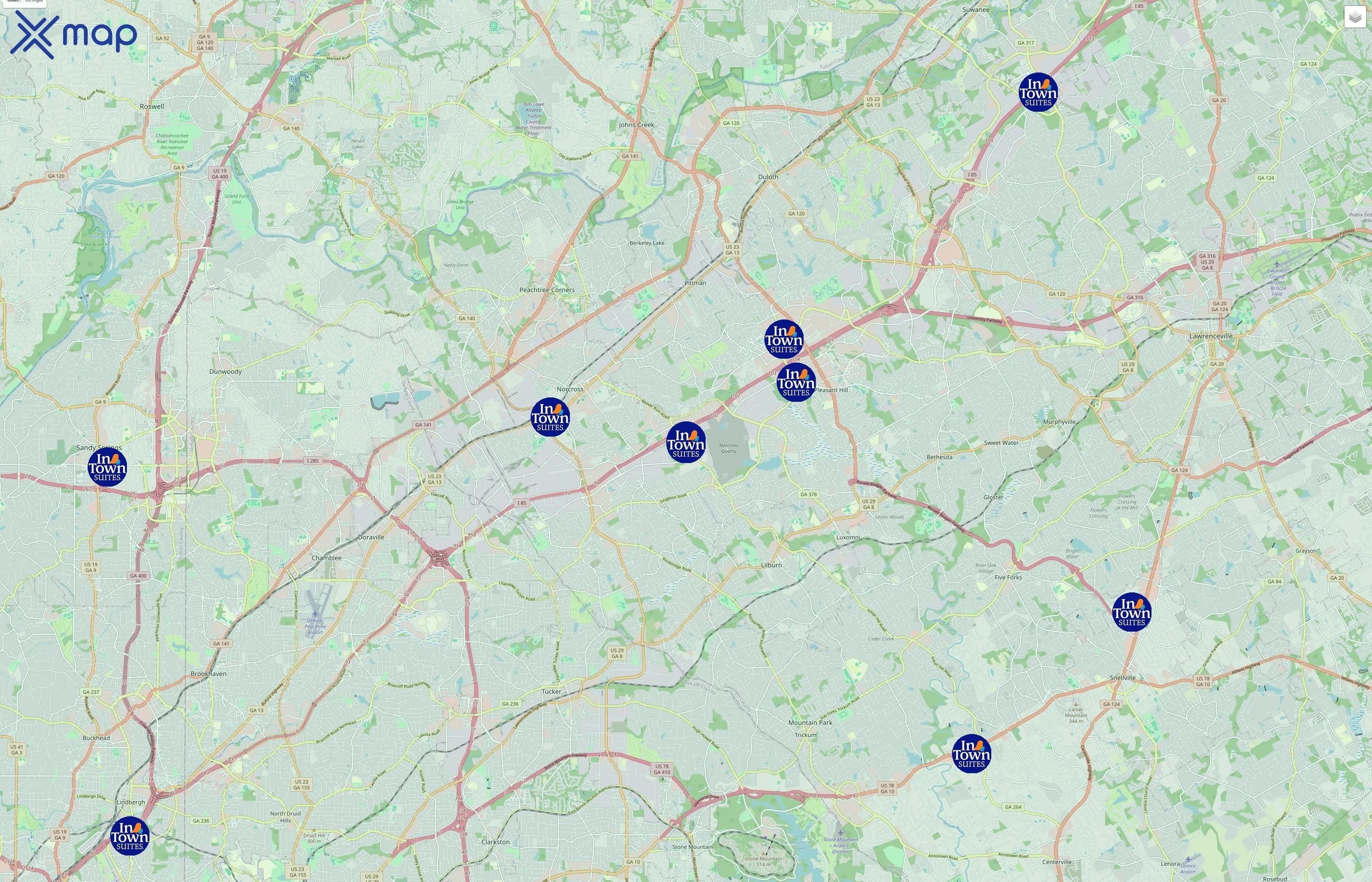 InTown Suites traffic data